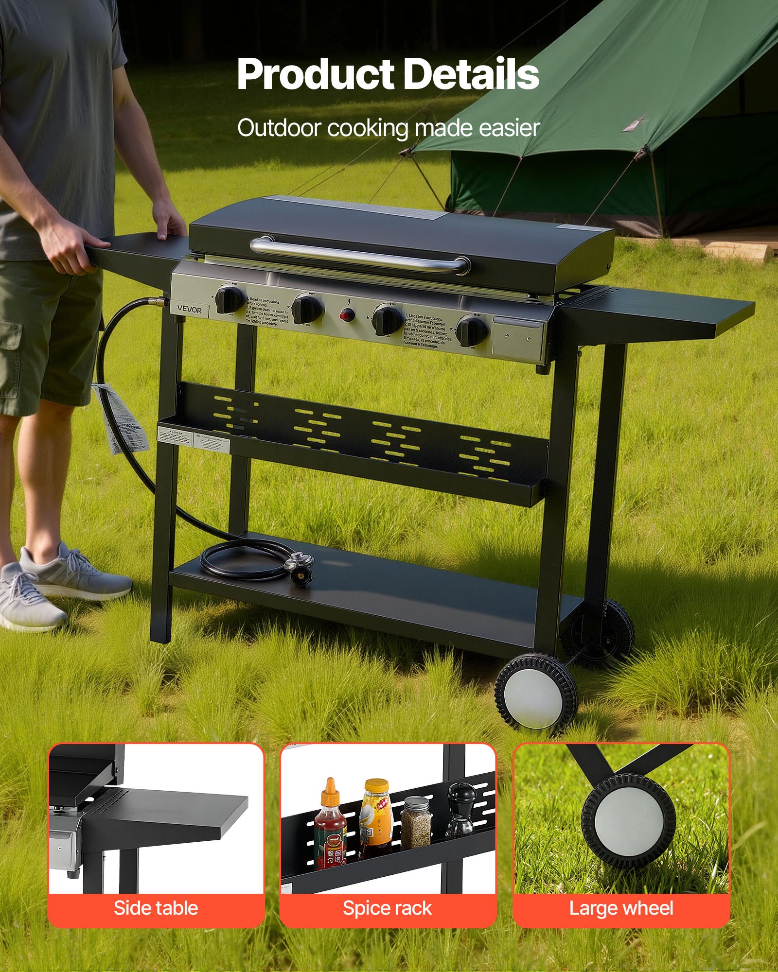 Gas Griddle β 4-Burner Flat Top Grill β photo 2