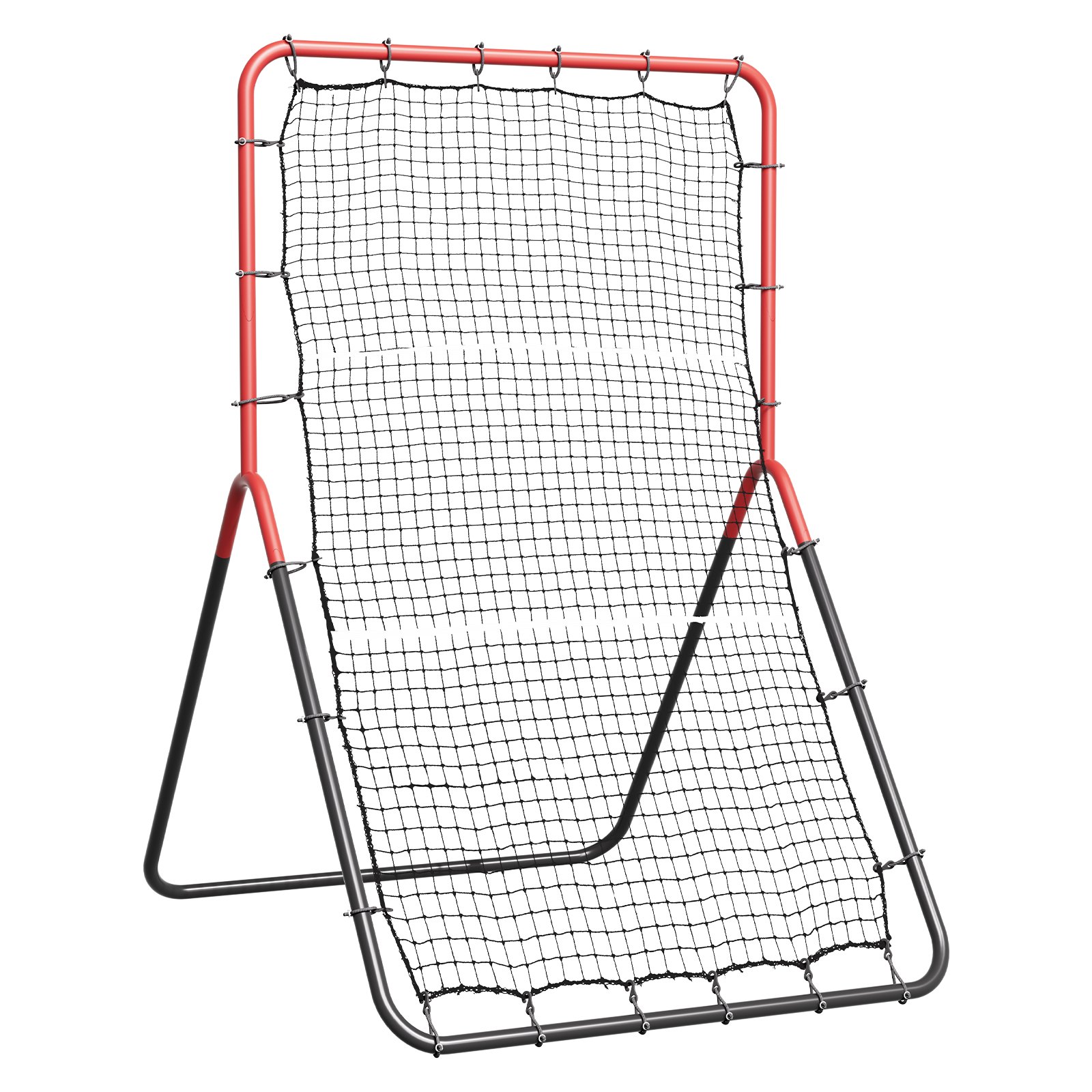 Baseball And Softball Rebounder Net, 3 X 4.5 Ft PitchBack Baseball Pitching Nest, 3-Way Baseball, Softball Pitchback Net, Fielding Trainer, Bounce Back Net For Fielding/Throwing Practice