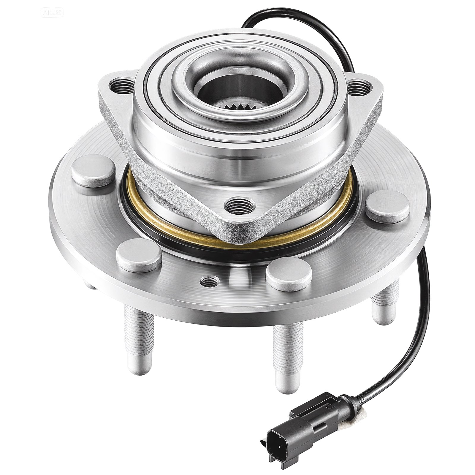 2PCS Front Wheel Bearing & Hub Assembly Fit For 2020 Cadillac Escalade Base Platinum Premium Luxury Sport Utility Chevy Suburban LS LT OEM 515160, Wheel Bearing Hub Assembly Set With ABS Sensor
