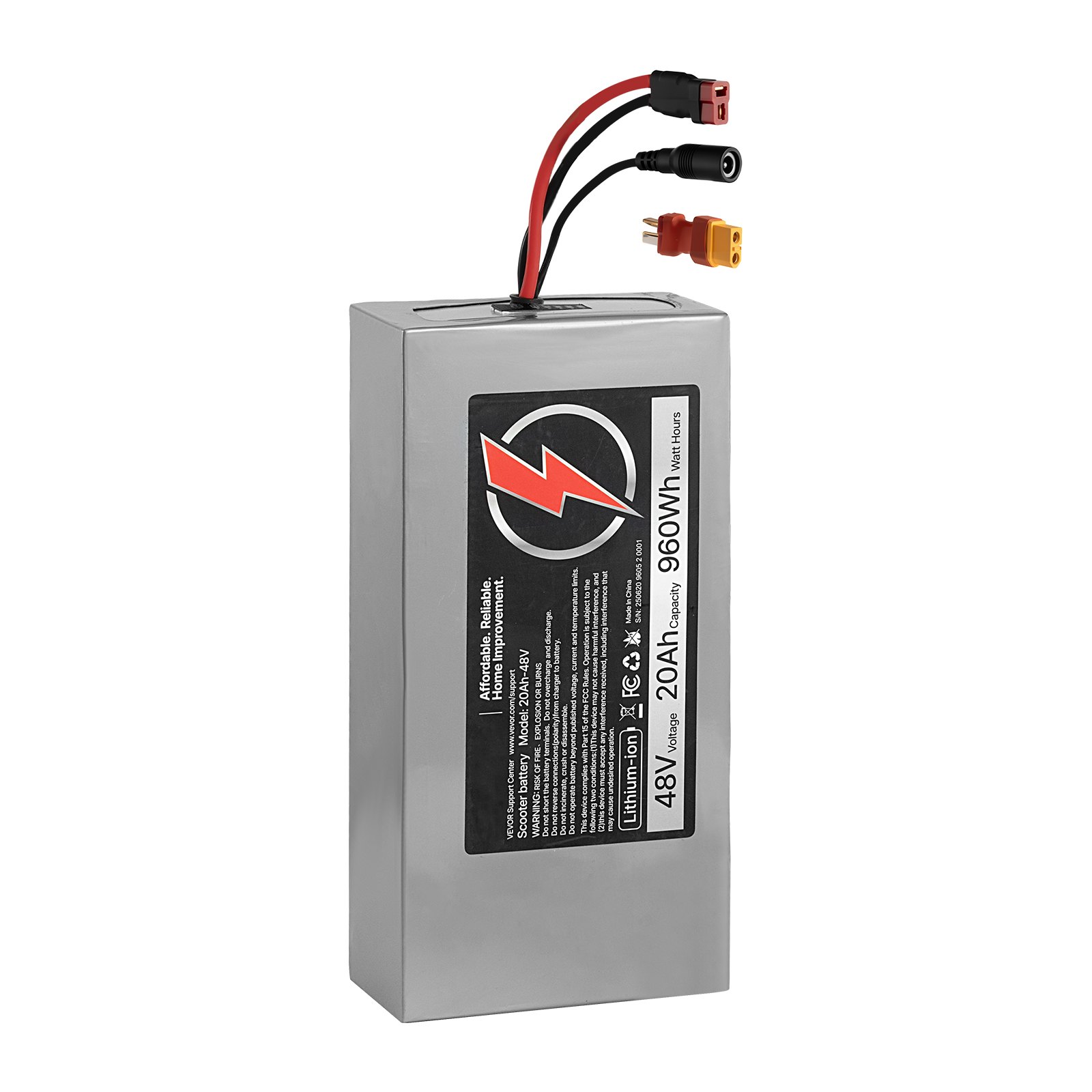 48V Electric Scooter Battery, 20Ah, Ebike Lithium Battery Pack With