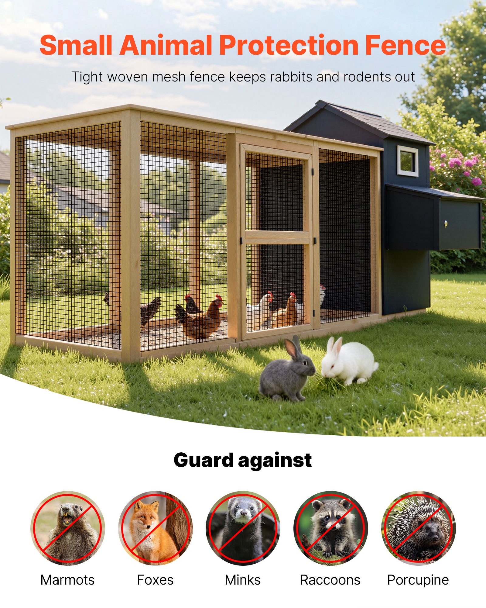 Hardware Cloth 72 In X 50 Ft, 1'2 In 19 Gauge Galvanized Wire Mesh Roll, Weather-Resistant Vinyl Coated Chicken Wire… - 3