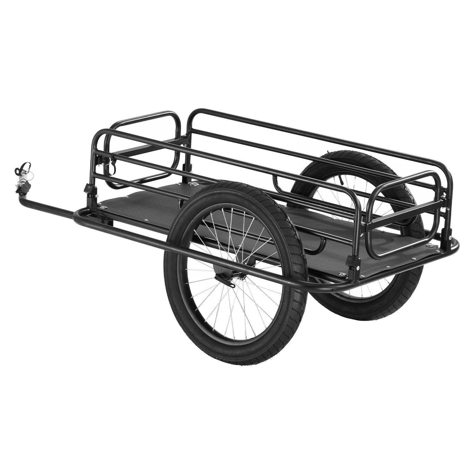Bike Cargo Trailer, 275 Lbs Load Capacity, Heavy-Duty Bicycle Wagon Cart, Foldab