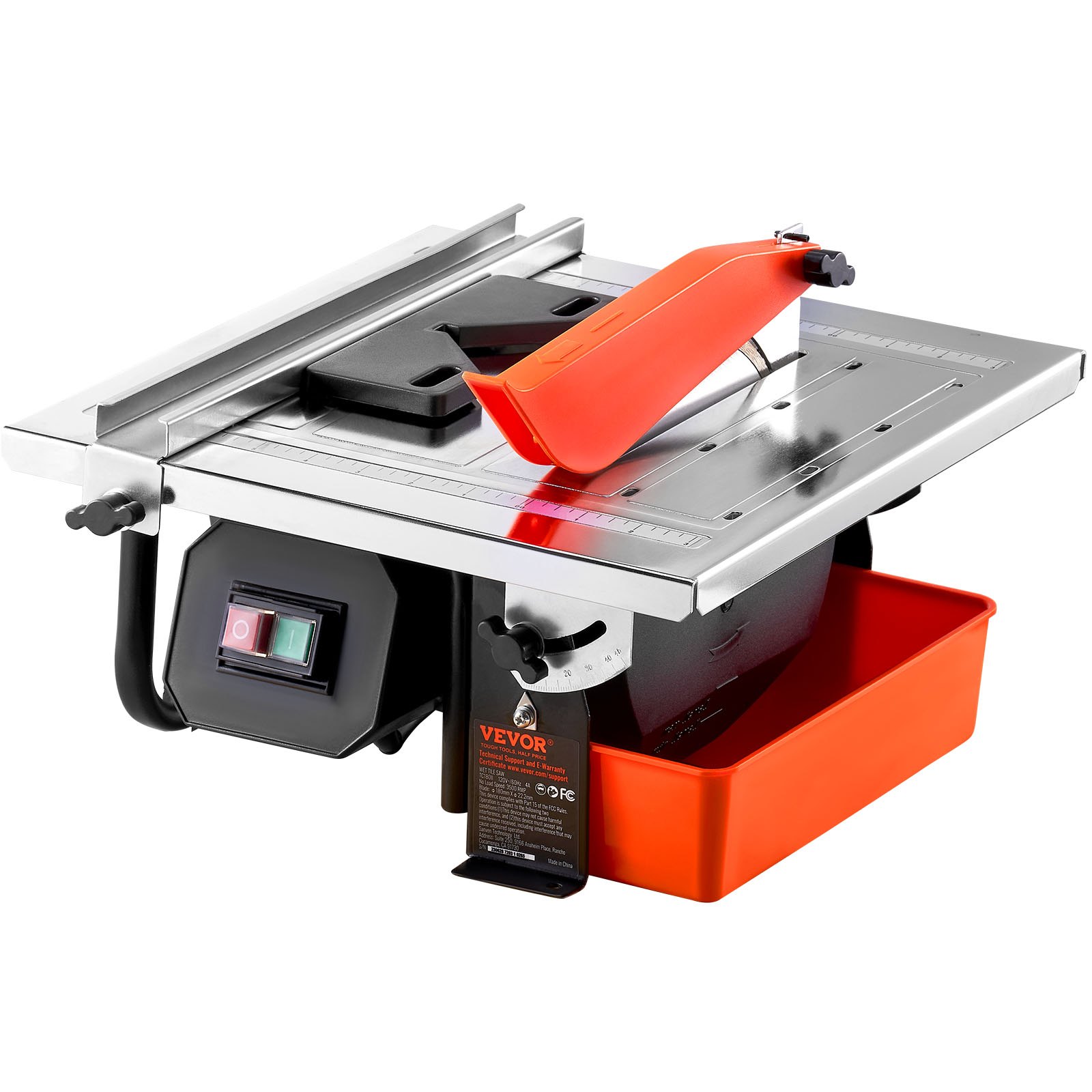 Scie à carrelage humide, lame en acier 65 mm de 7 pouces, induction 3500 TR/MIN