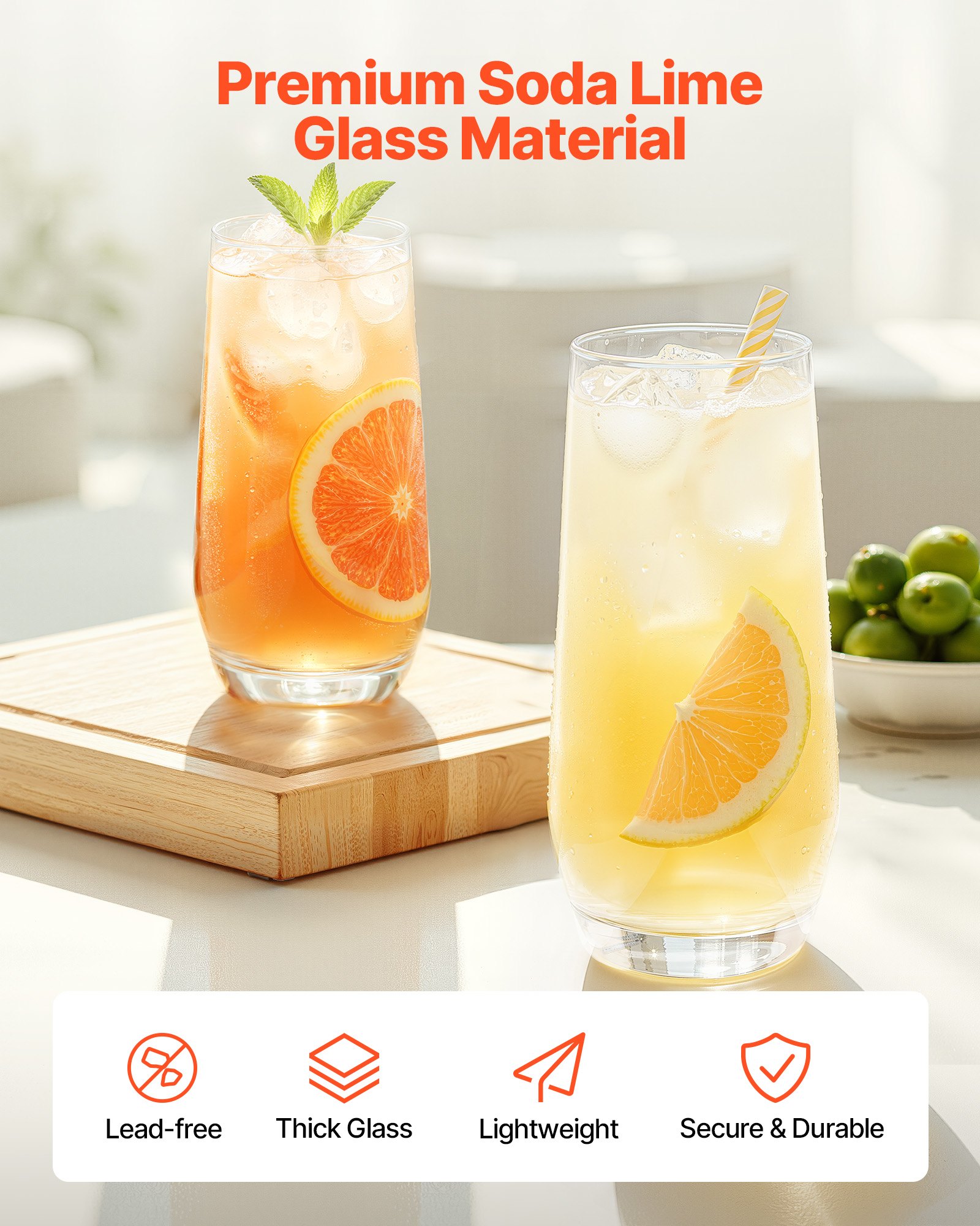 Elegant Drinking Glass Set