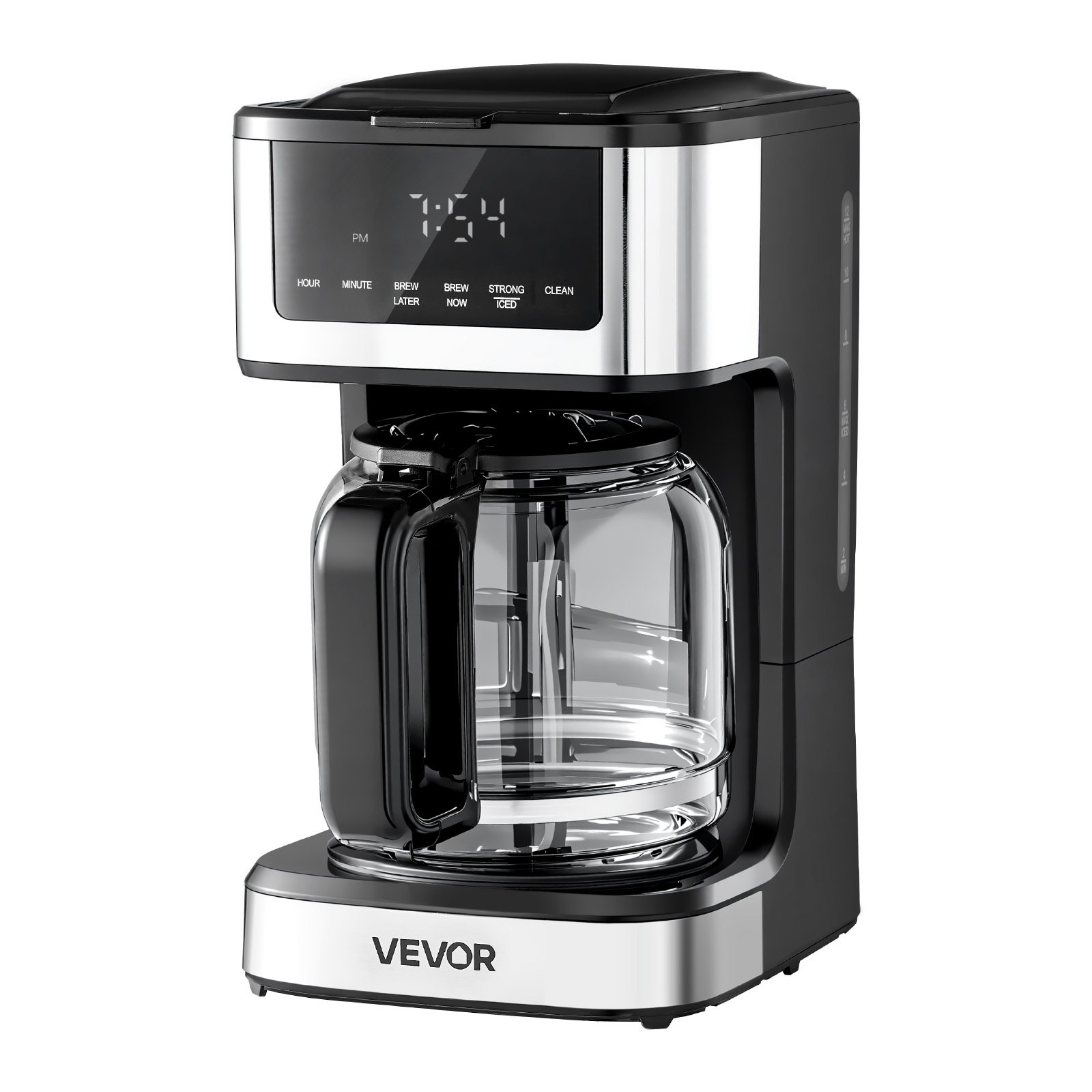 , 12 Cup Programmable Drip Coffee Makers With Touch Scr