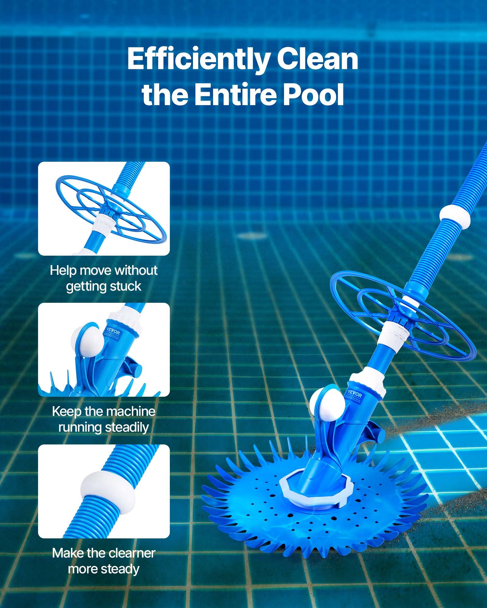 Suction Pool Cleaner β Automatic Pool Vacuum Cleaner β photo 2