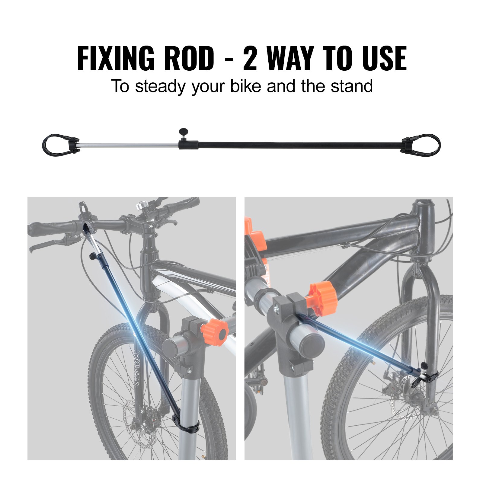 Bike Repair Stand, Heavy-duty Steel Bicycle Repair Stand, Adjustable Height Bike Maintenance Workstand With Magnetic… - 6