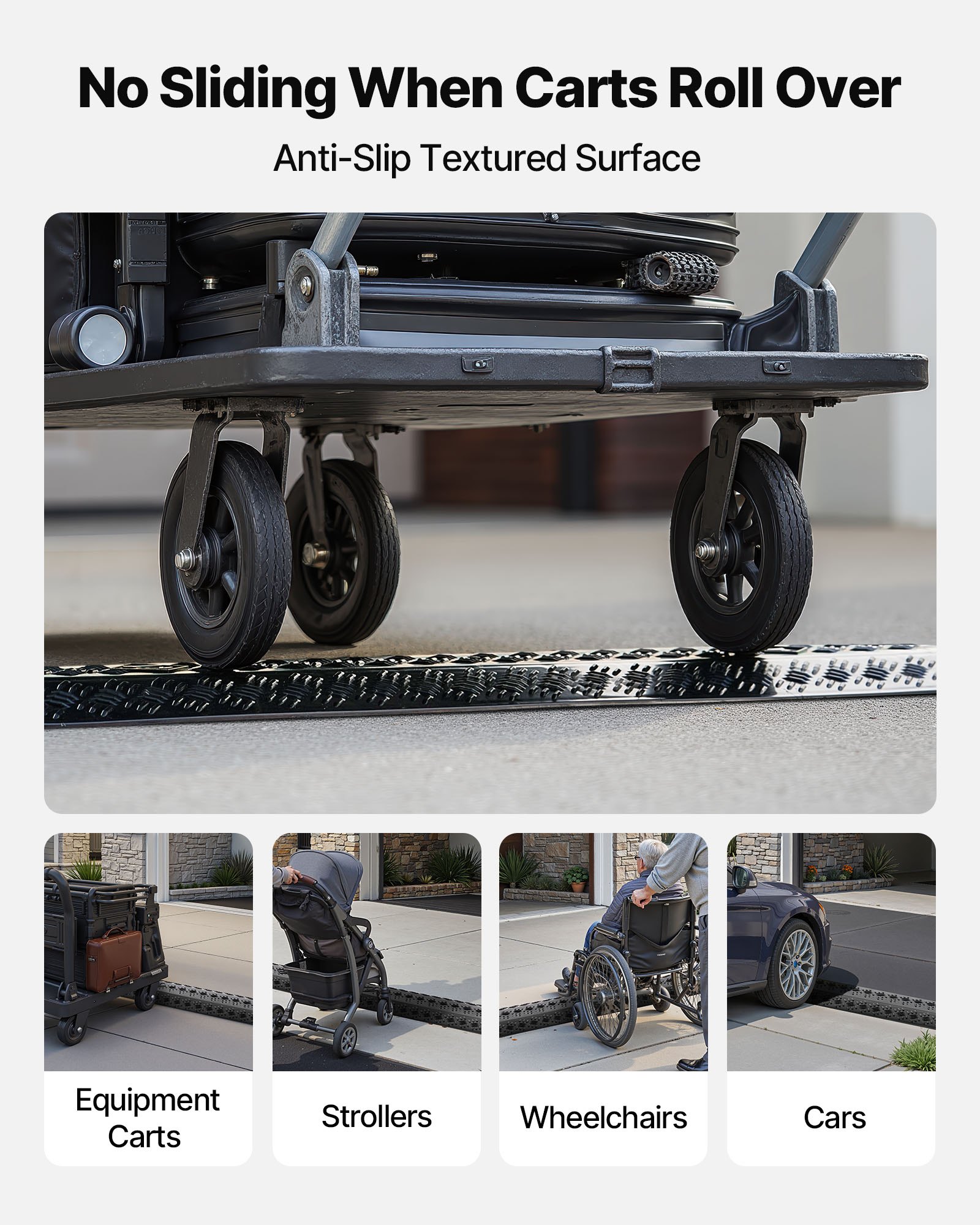 Drop Over Cable Cover, 17,500 Lbs/Axle Load Capacity, Heavy Duty Cable Hose Protector Ramp, Floor Cord… image 5