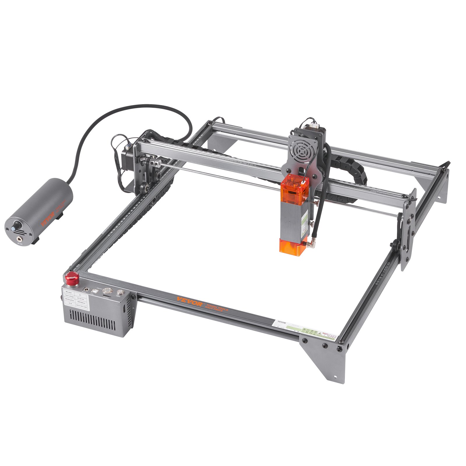 Laser Engraver, 10W Output Laser Engraving Machine, 15.7" X 15.7" Large Working Area, 10000mm/min Movement Speed, Compressed Spot With Rotary Roller, Laser Cutter For Wood, Certain Metal