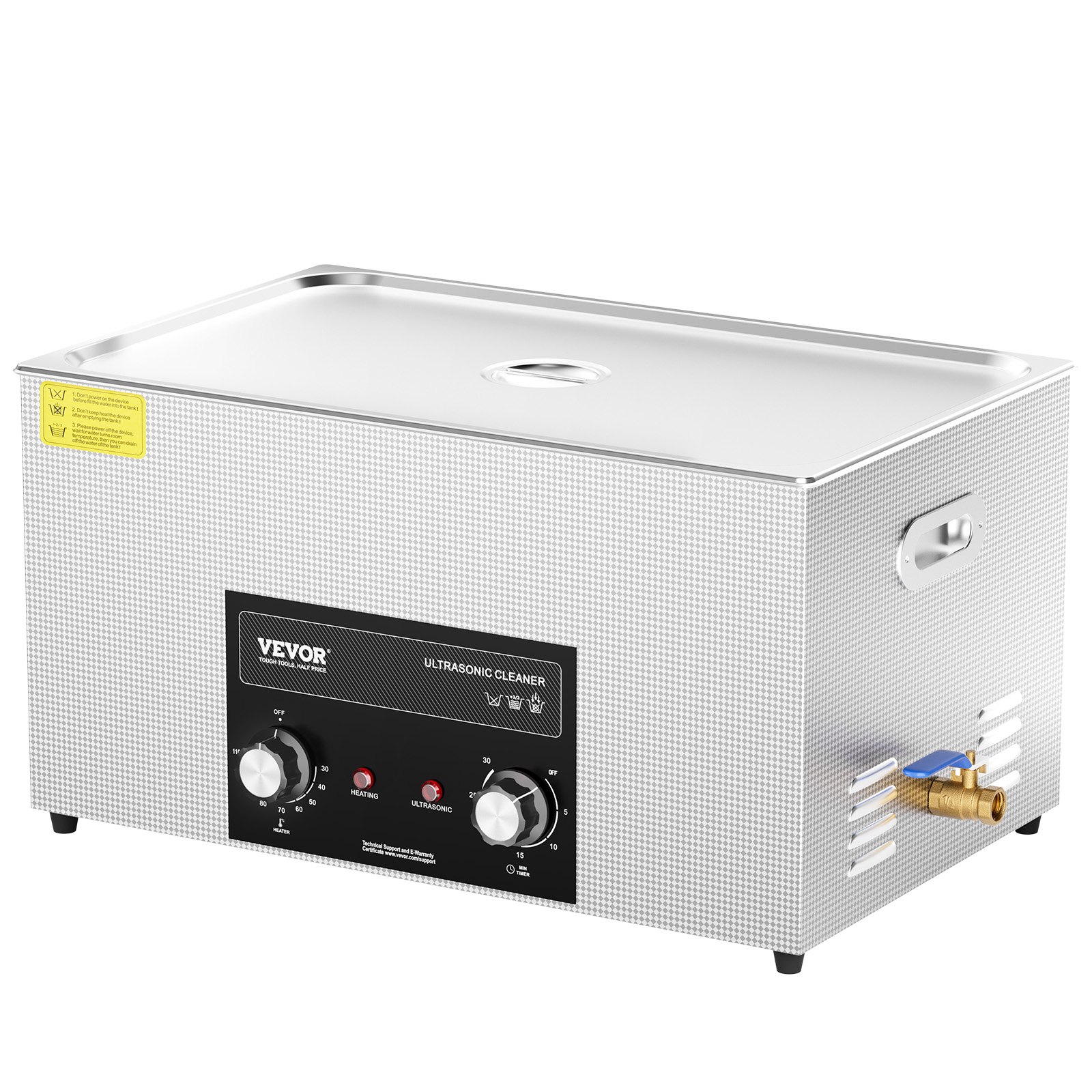 22L Ultrasonic Cleaner With Heater Timer & Basket, Professional Digital Sonic Cavitation Machine, 480W Cleaning Machine For Lab Tools, Metal Parts, Carburetor, Brass, Auto Parts, Engine Parts - Image 1
