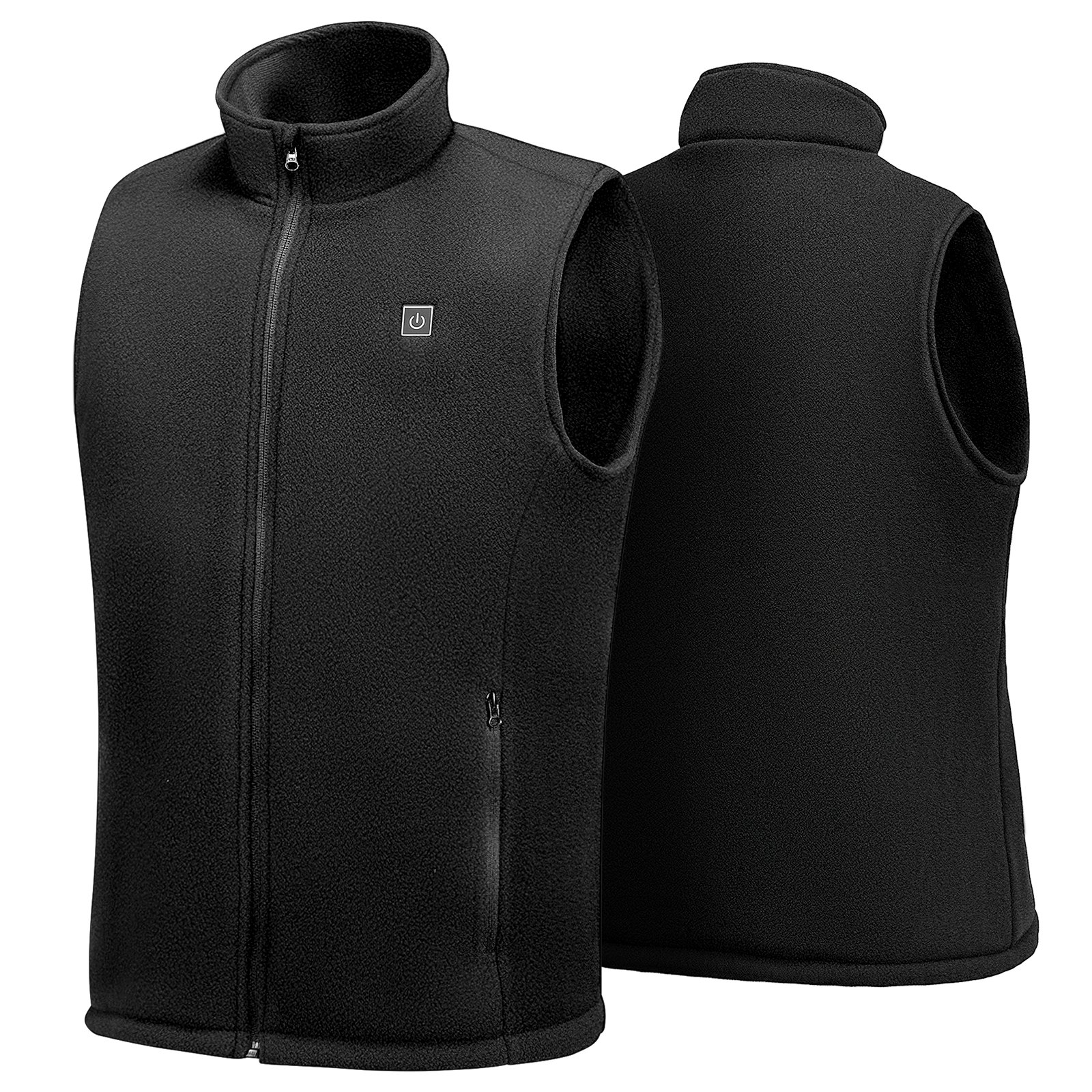 Heated Vest, Men Electric Heating Vest With 16000 MAh Battery Pack, 6 Heating Zones Lightweight Rechargeable Winter-Vest With 3 Levels, For Outdoor Hiking Camping Fishing Skiing, Size M - Image 1