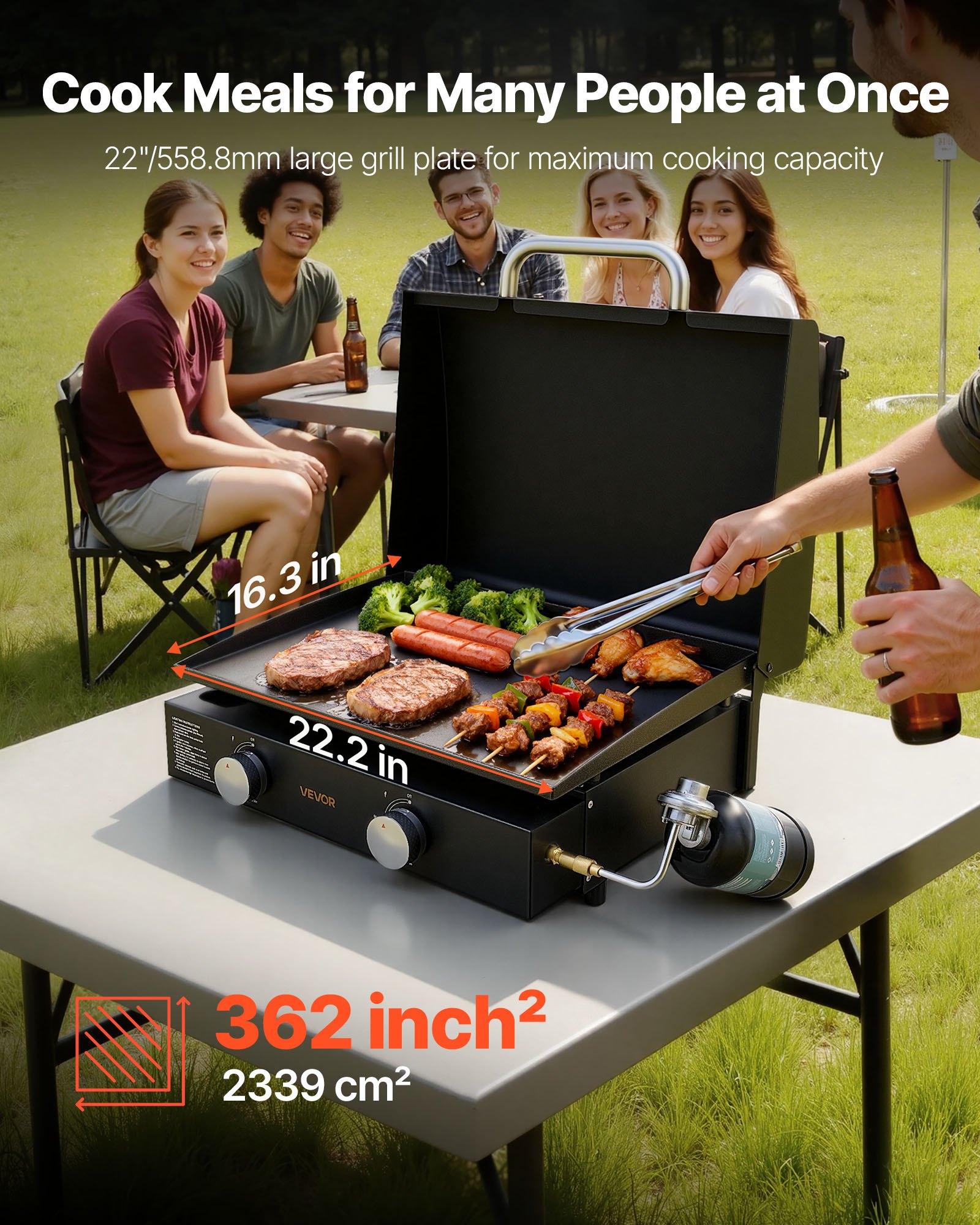 Gas Griddle β 2 Burner Tabletop Griddle β photo 2