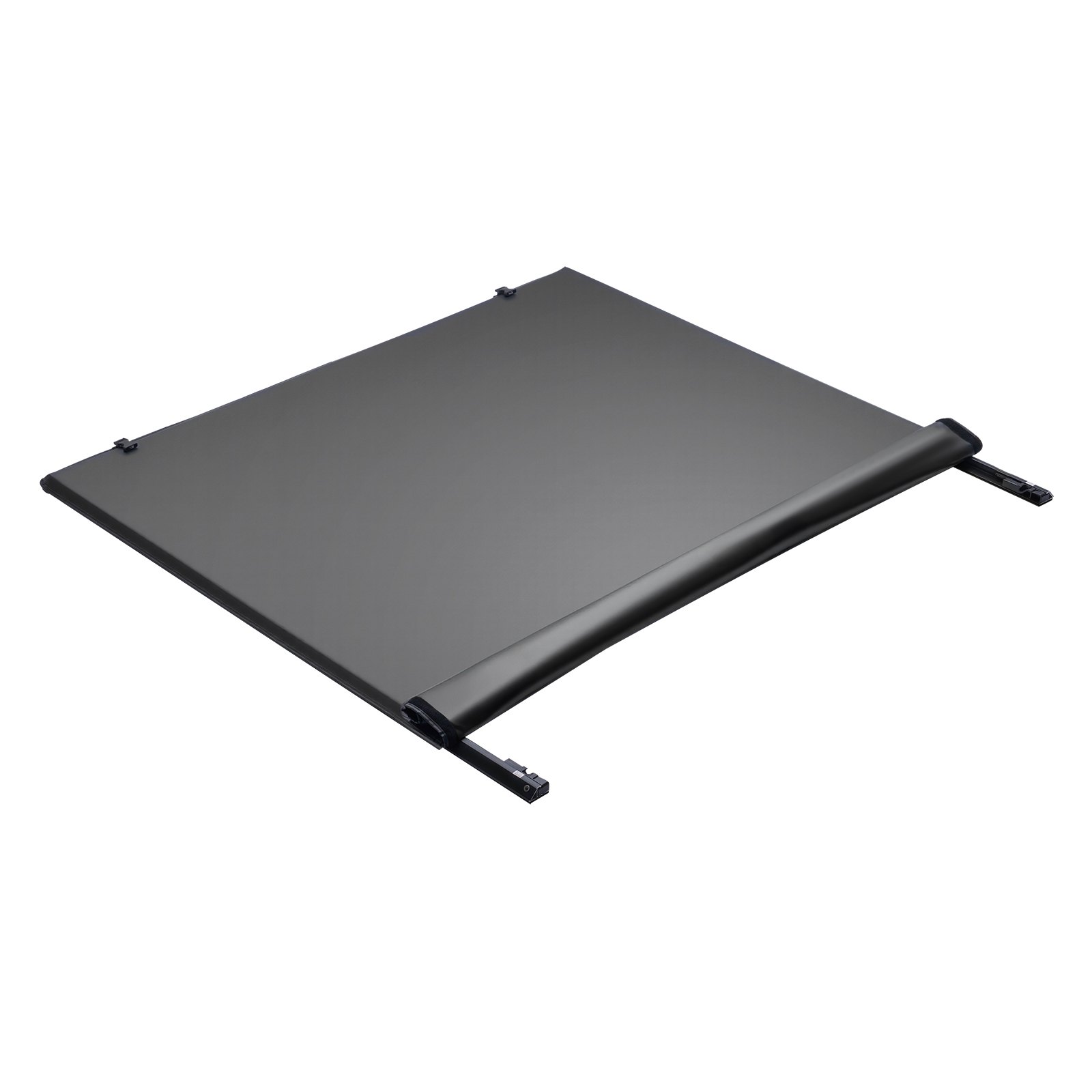 Soft Roll-Up Truck Bed Tonneau Cover, Compatible With 2022-2025 Ford Maverick, Fits Styleside 4.5 Ft (4 Ft 6 In/54 In) Bed, Triple-Layer PVC Tonneau Cover With Three Aluminum Alloy Support Bars