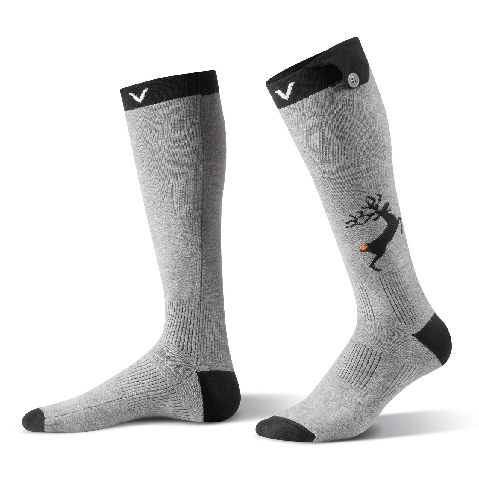 Heated Socks, 6000mAh Battery Powered, Rechargeable Heating Socks With 4 Heating Levels, Electric Heated Sock With APP Control For Men Women, Foot Warmer For Hunting Riding Camping Hiking - Image 1