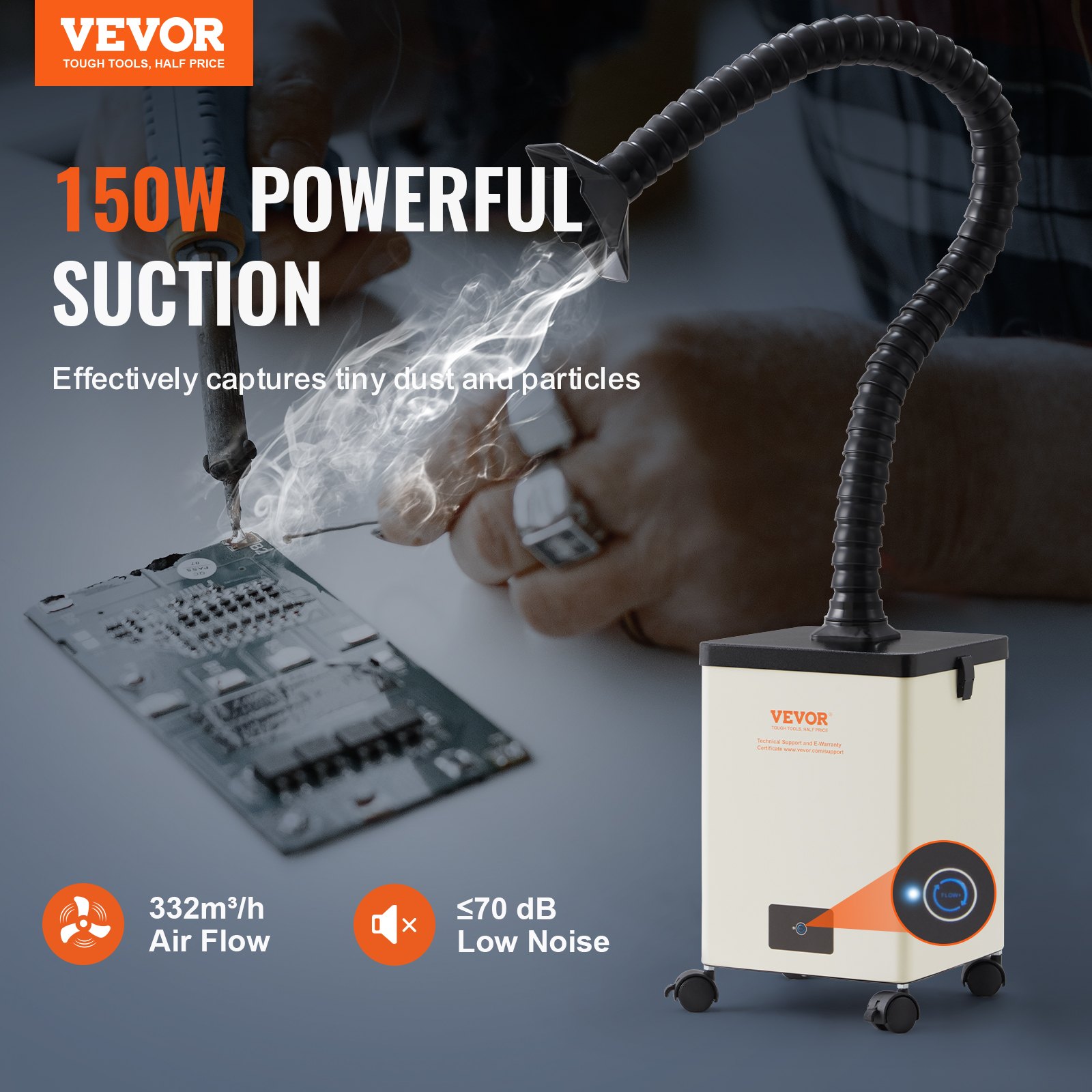 Solder Fume Extractor β 150W Soldering Smoke Extractor β photo 5