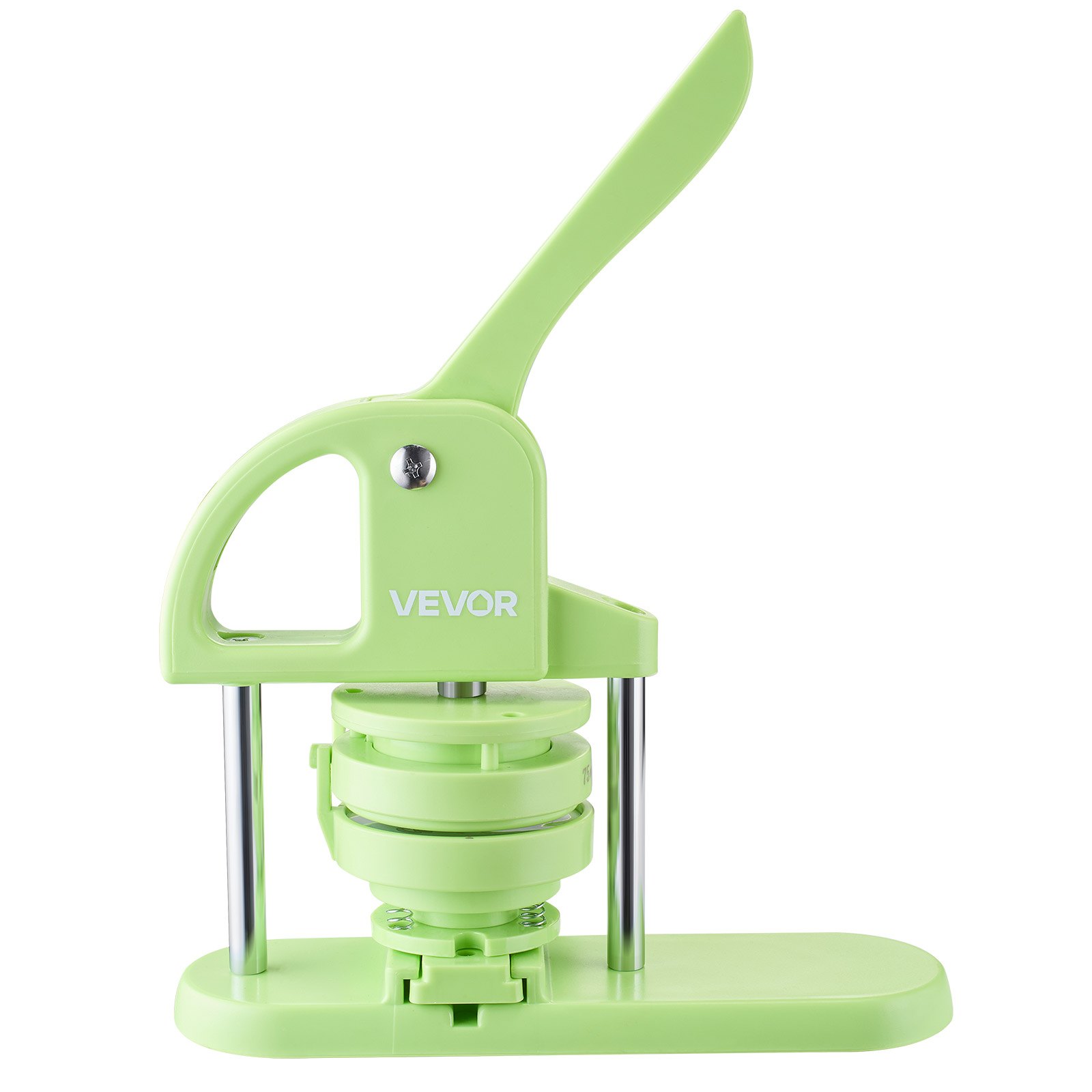 Button Maker Machine, 2.28/2.95 Inch 2-in-1, Plastic Pin Maker With 200 Pcs Button Parts, Circle Cutter And Magic Book, Reinforced Ergonomic Handle, For DIY Badges, Personalized Pins, Green - Image 1