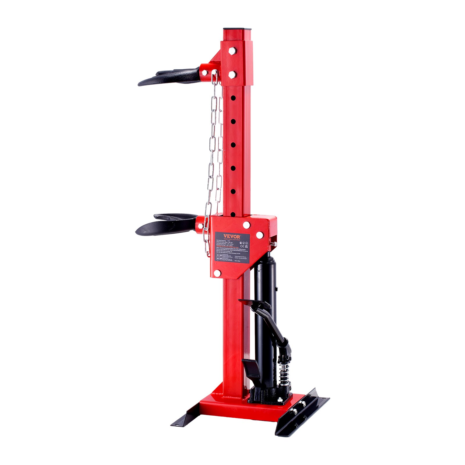 Strut Spring Compressor, 4.5 Ton/9920 LBS Hydraulic Jack Capacity, 1 Ton Rated Compression Force, Auto Strut Coil Spring Compressor Tool, Hydraulic Spring Compressor For Strut Spring Removing - Image 1