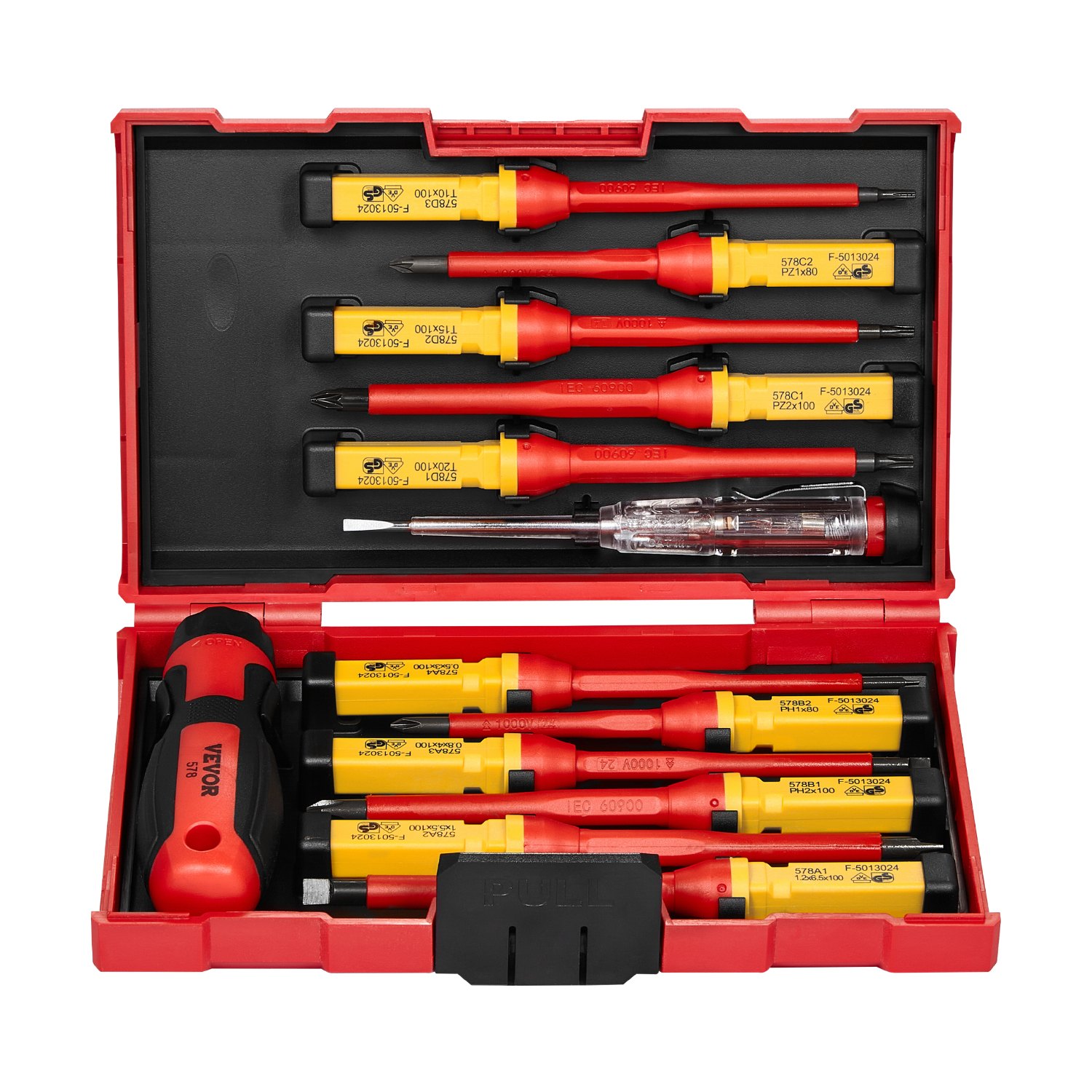 Insulated Screwdriver Set 13-Piece Insulated Tool Set For