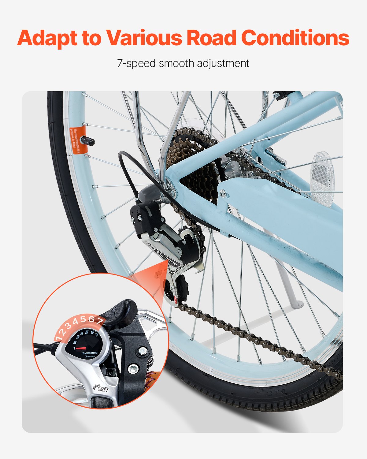Cruiser Bike — 7-Speed — photo 2