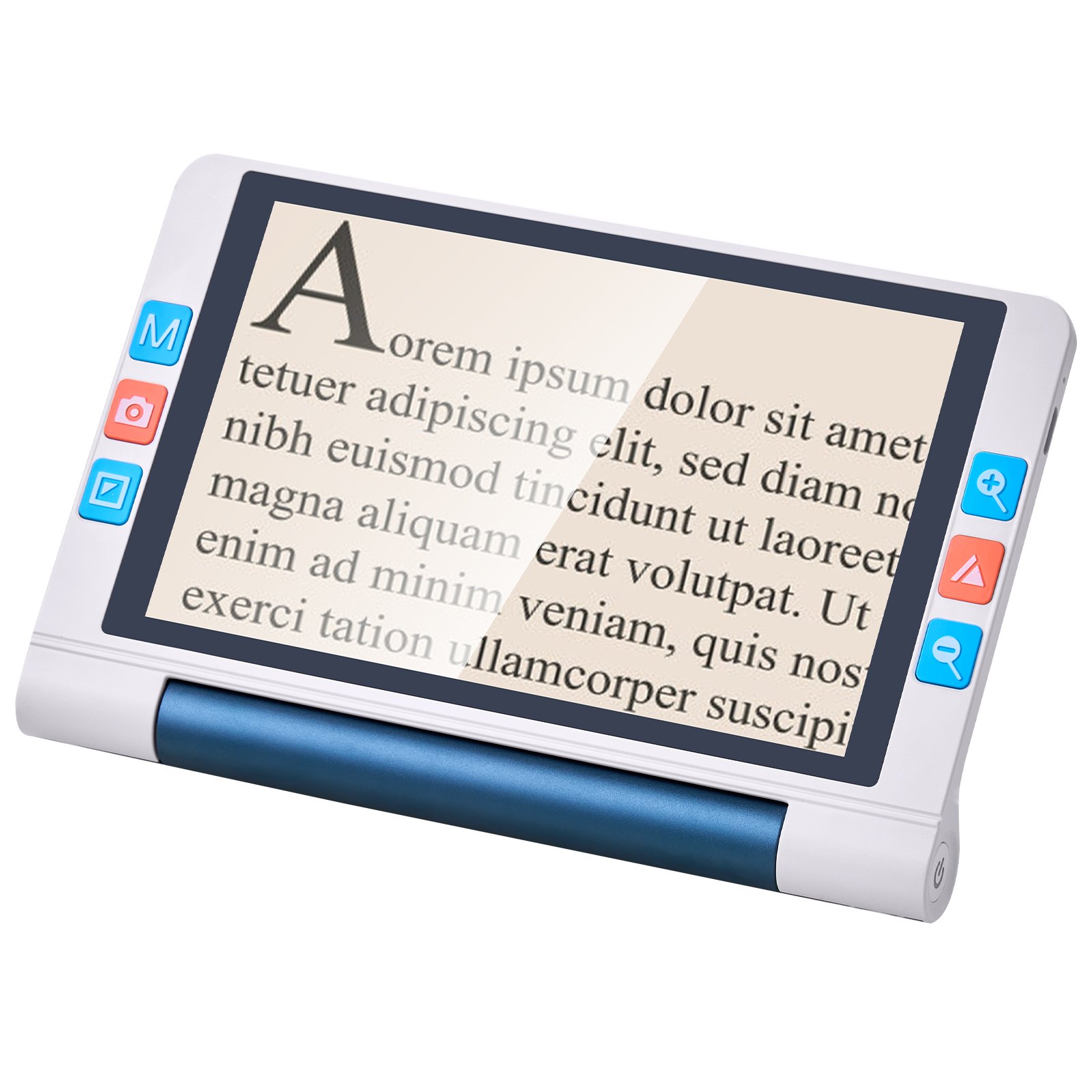 Portable Digital Magnifier, 8-inch Touchscreen Electronic Video Magnifier For Low Version, 2X - 20X Electronic Reading Aid With 13MP Auto-Focus HD Lens, 26 Color Mode, HDMI Output & 16GB Storage - Image 1