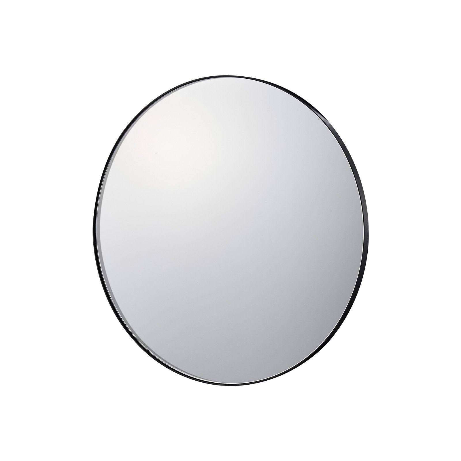 Wall Mounted Makeup Mirror, 0.15" Thick, 30 In Mirror With Aluminium Alloy Frame & Explosion-Proof Film, Scratch-Resistant Mirror With Z-Shaped Bracket, Fit For Bathroom/Bedroom/Living Room