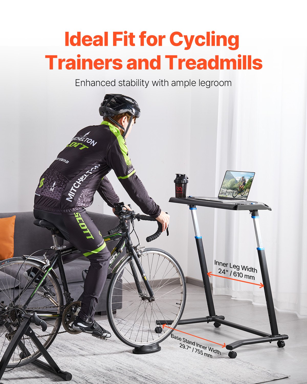 Cycling Desk — Mobile Foldable Multi-functional Bike Trainer — photo 5