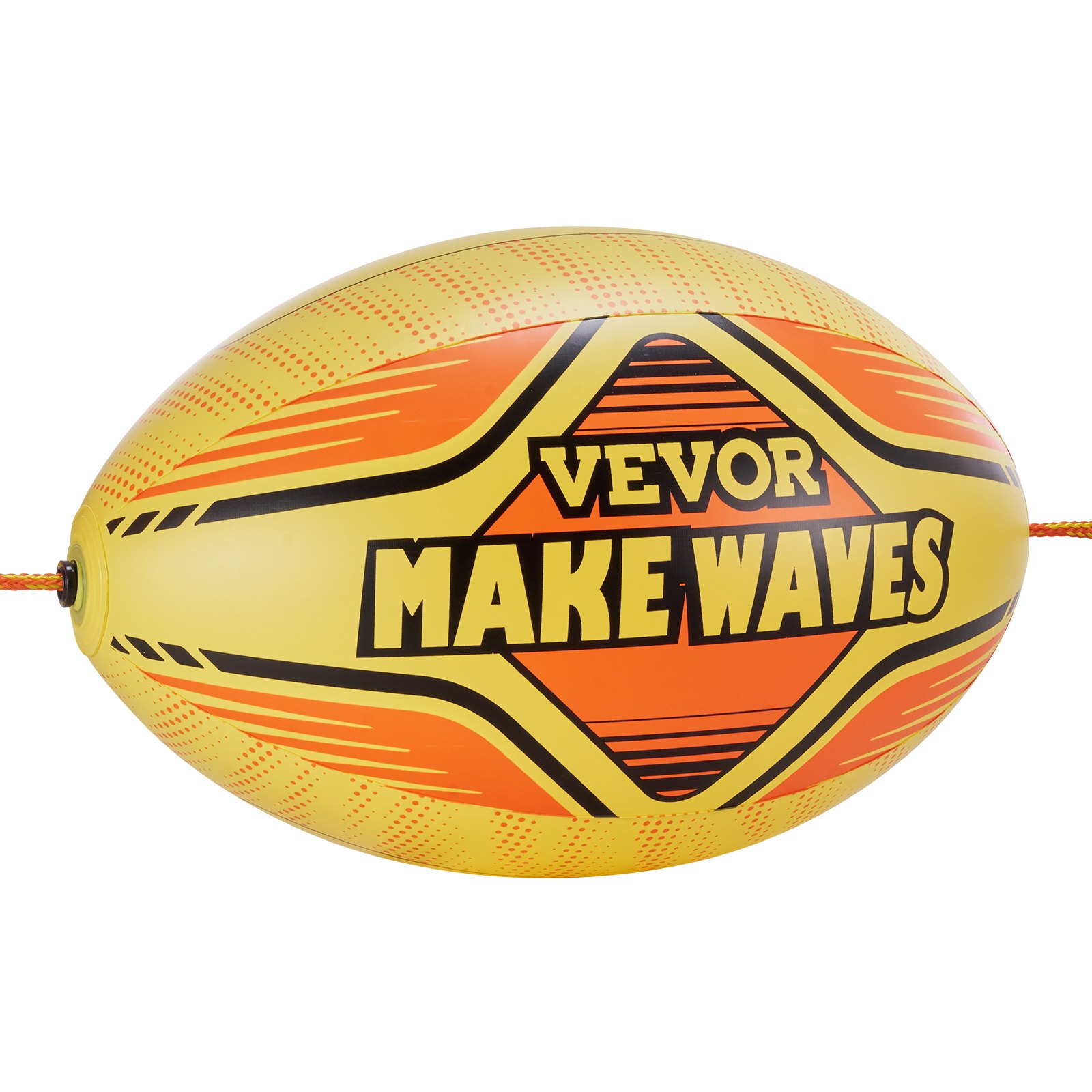 Towable Tube Booster Ball PVC for Boating & Water Sports w/PE Tow Rope