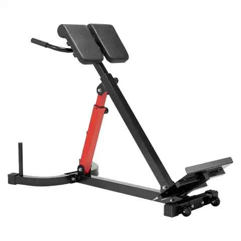 roman chair hyperextension bench 350 lbs adjustable extension machine mu