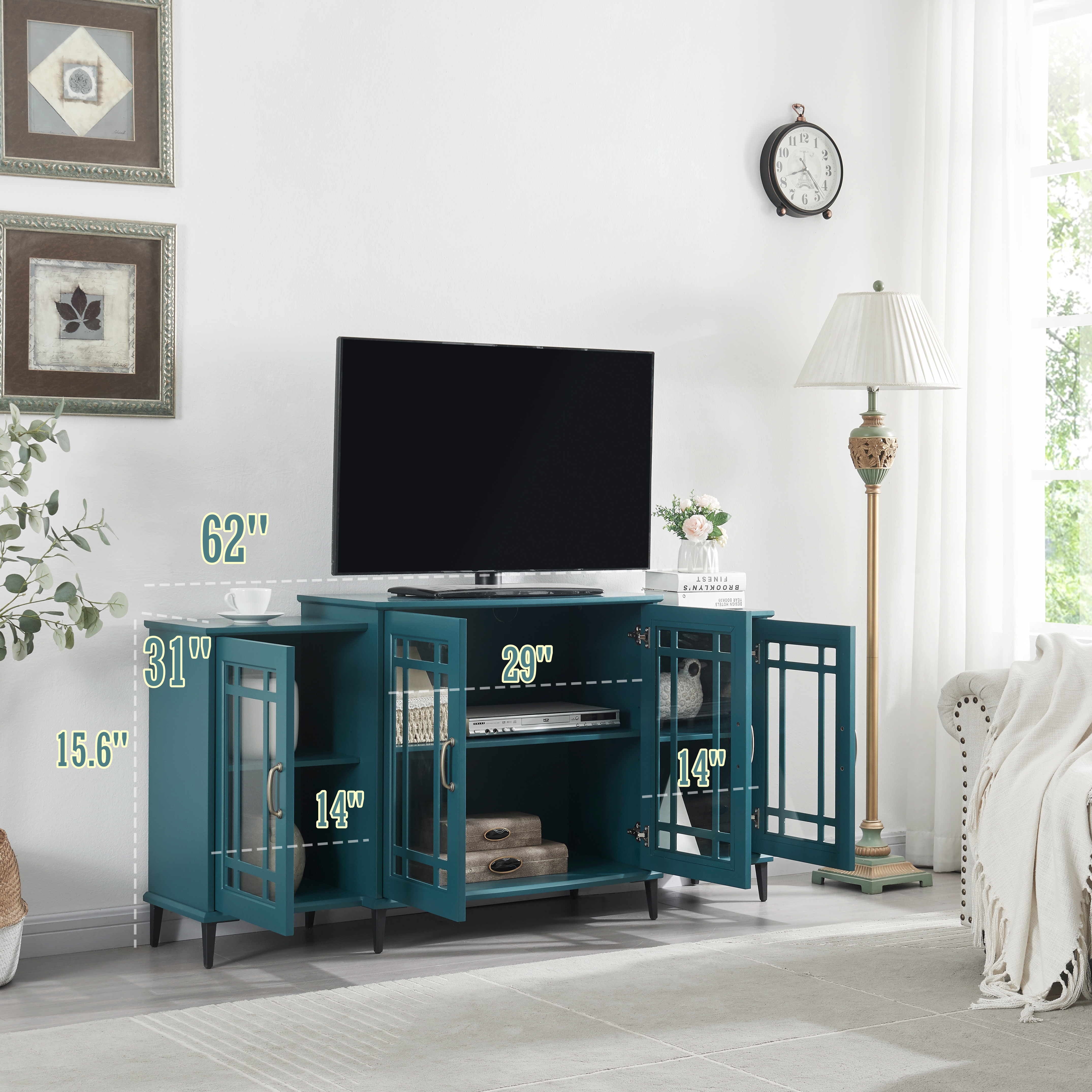 62 TV Stand view 3