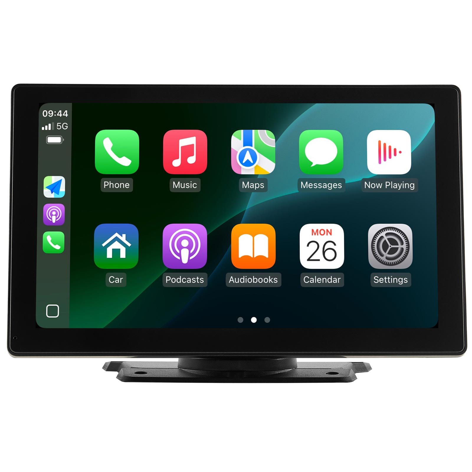 Wireless Car Stereo, 9-Inch HD Portable Radio Touch Screen Compatible With Apple CarPlay & Android Auto, CarPlay Screen With Backup Camera, Voice Control, Mirror Link, Bluetooth, GPS Navigation - Image 1