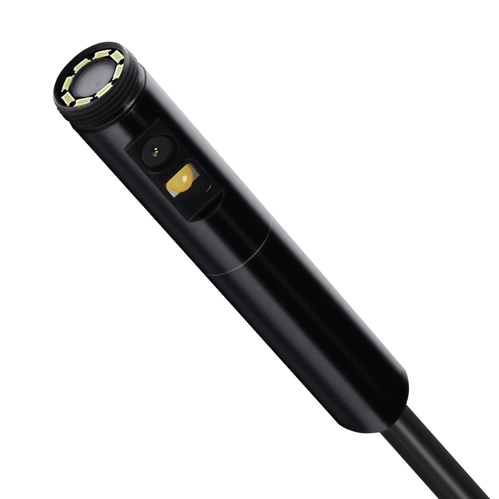 Endoscope Camera With Light, Dual Lens Borescope For Android & IOS, 1920P HD Inspection Camera With 8 + 1 LED Light, 2X Zoom, 16.4FT Snake Cable, IP67 Waterproof Snake Camera For Auto, Plumbing - Image 1