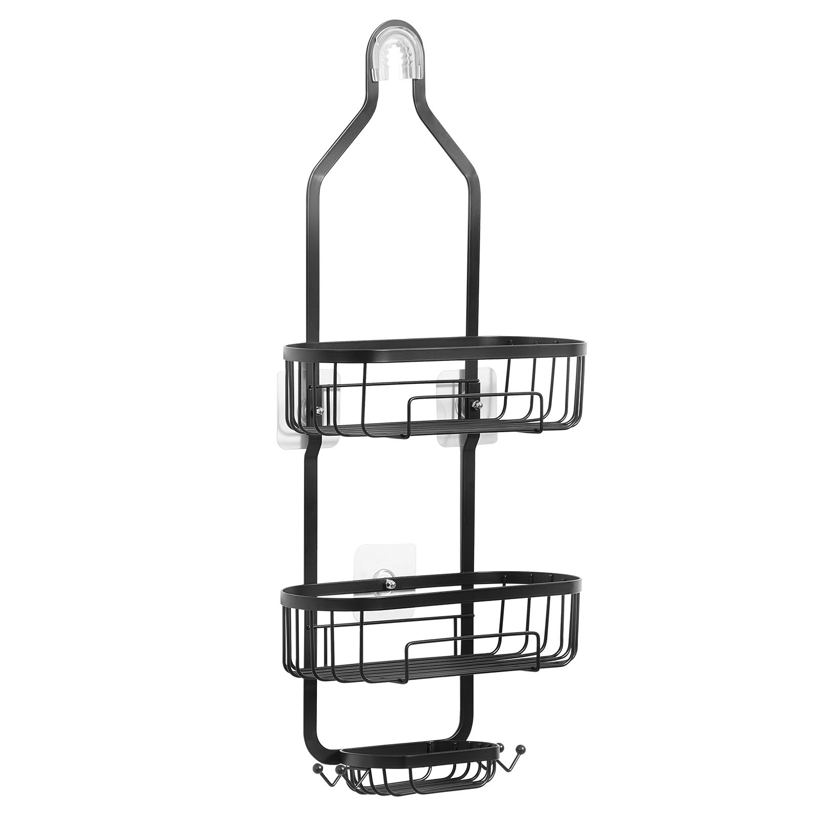 Shower Caddy, 3-Tier Hanging Bathroom Shower Storage Organization Shelves Rack S
