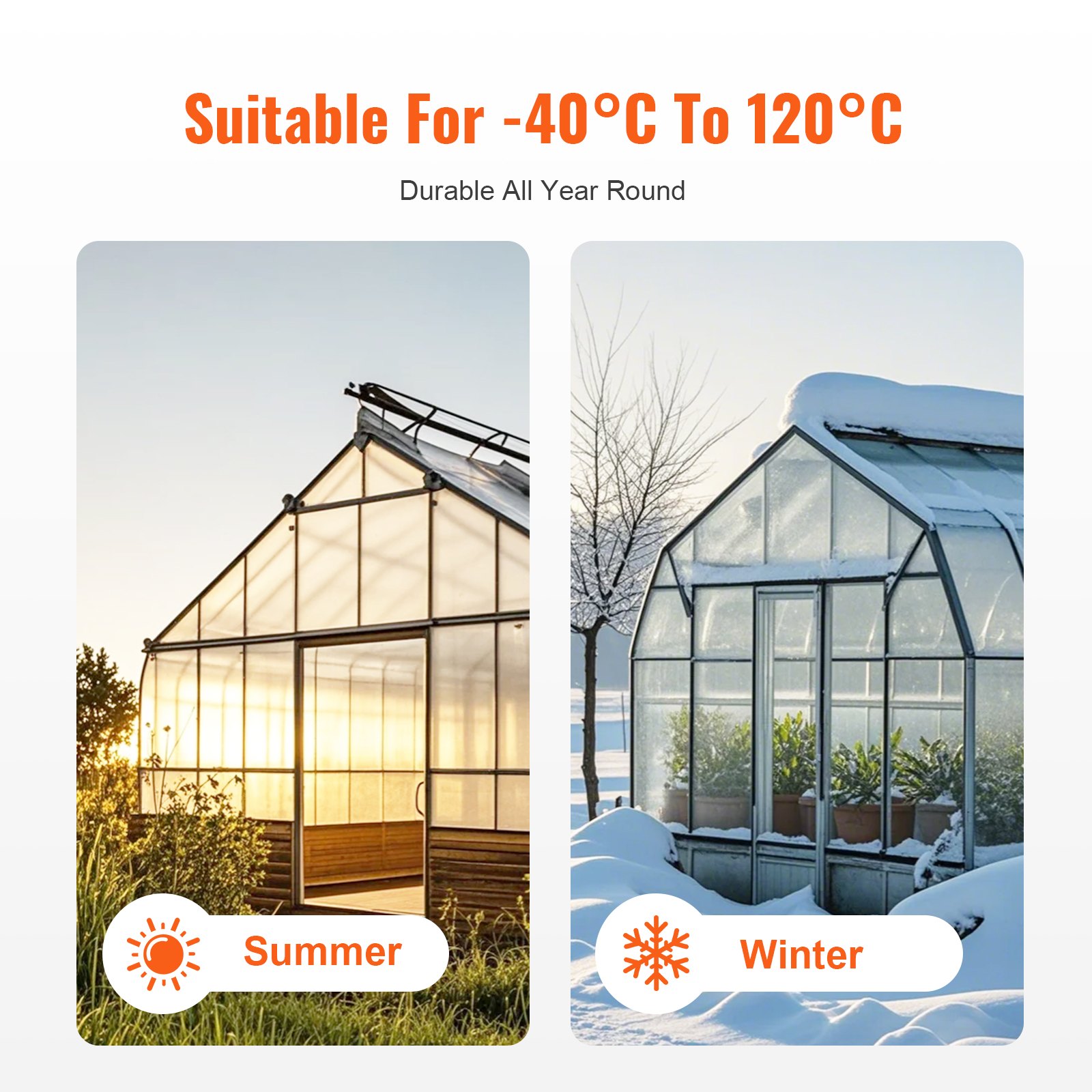 14 Pack Polycarbonate Greenhouse Panels, 2' X 4' X 0.16'' Roof Panels Sheets, Waterproof UV Protected Corrugated… - 5