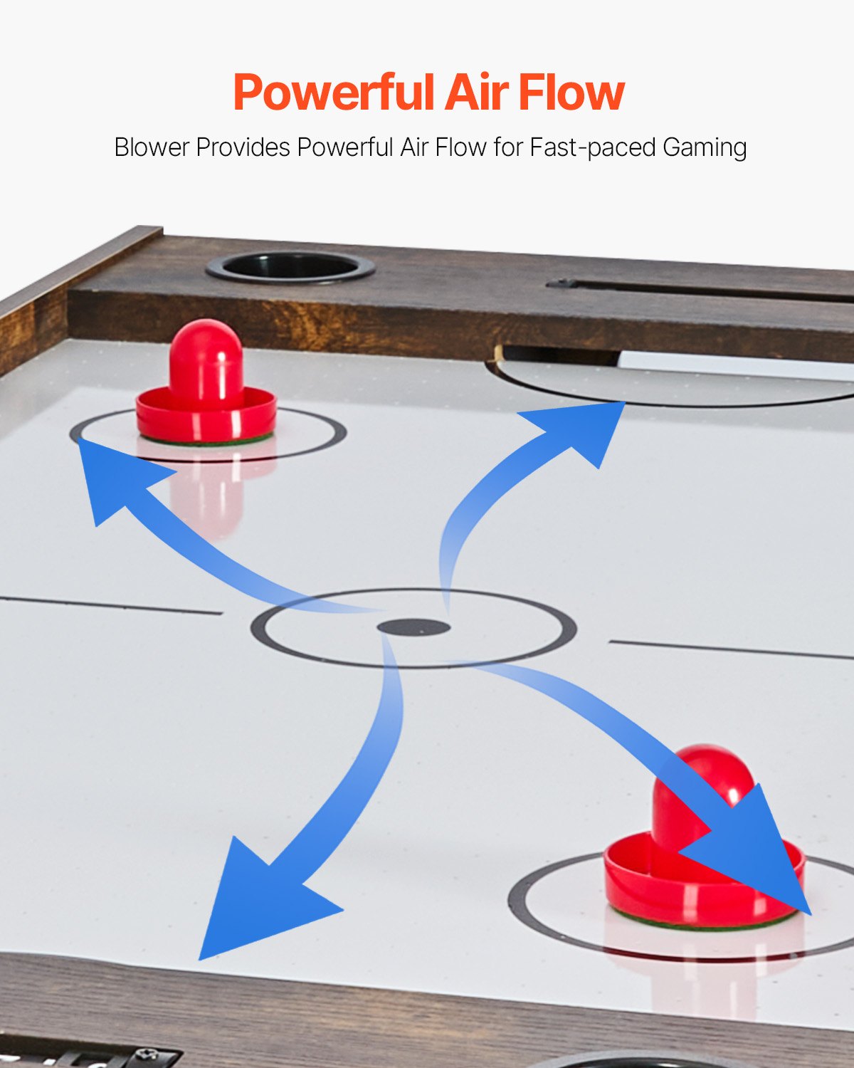 3-in-1 Combo Game Table Set — 54" Air Hockey Table — photo 2