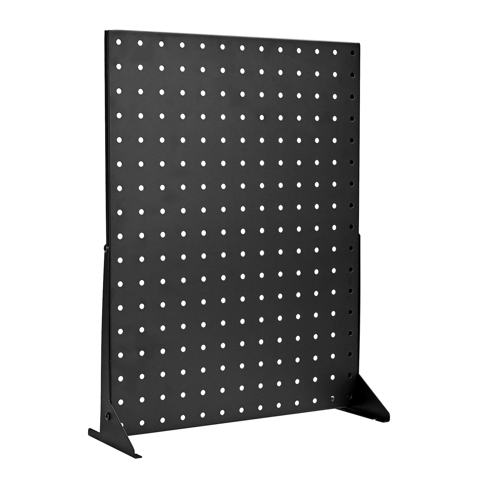 Pegboard Display Stand, 17 X 13 In Tabletop Pegboard Display Stand, Accessories Rack Organizer, Thickened Cold-Rolled Steel Peg Board Panel For Grocery Retail Store Jewelry Shop, Black (4 PCS) - Image 1