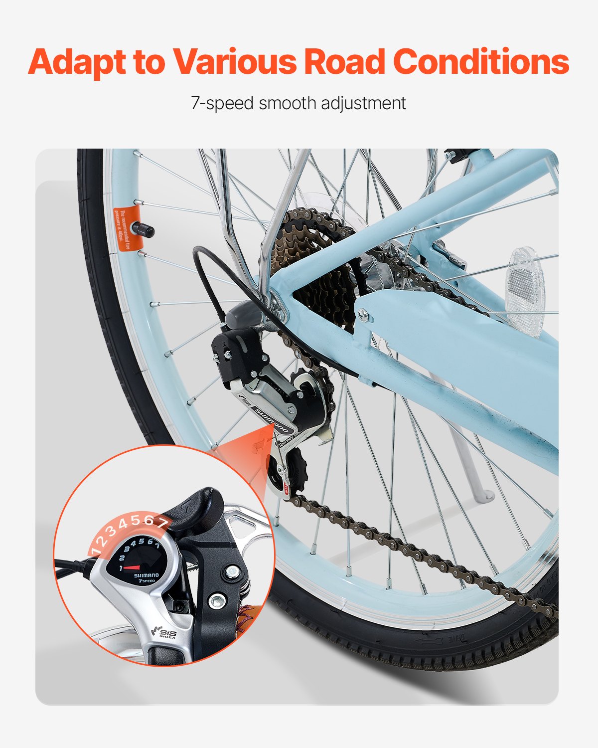 Cruiser Bike — 7-Speed — photo 5