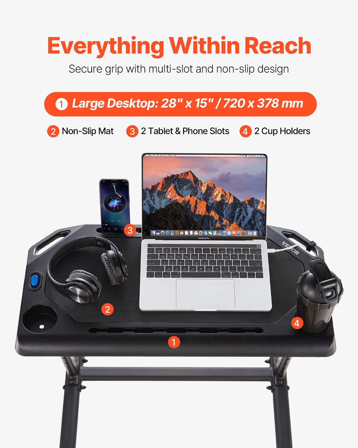 Cycling Desk — Mobile Foldable Multi-functional Bike Trainer — photo 3