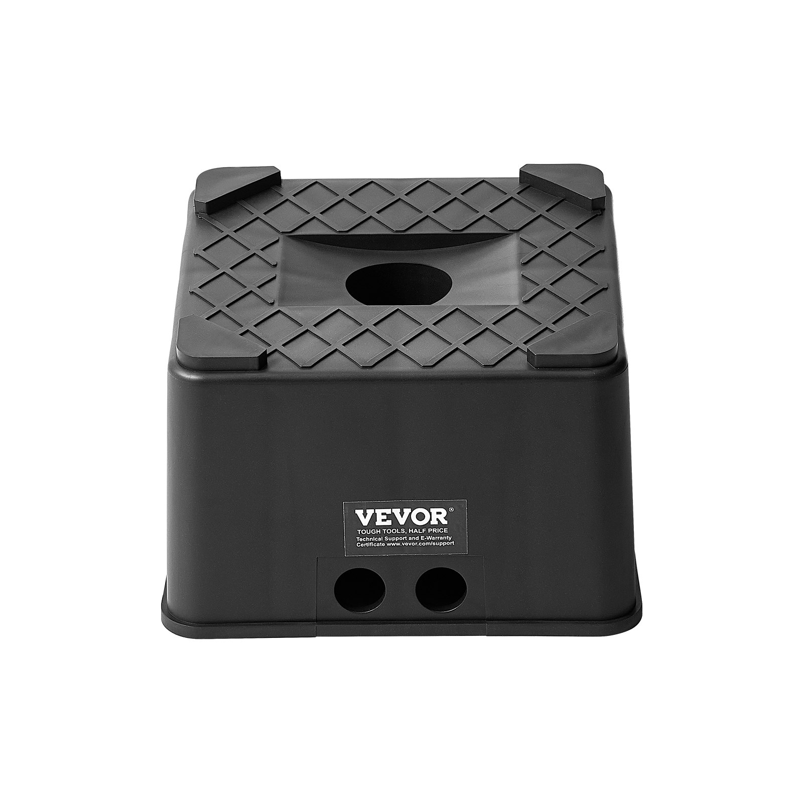Trailer Jack Block, 6" High Heavy Duty RV Leveling Block With 6000 Lbs Capacity, RV Jack Stand, Motorcycle Stand, Stool, Camper Accessories For Travel Trailers, 5th Wheels Class A/C Motorhomes - Image 1