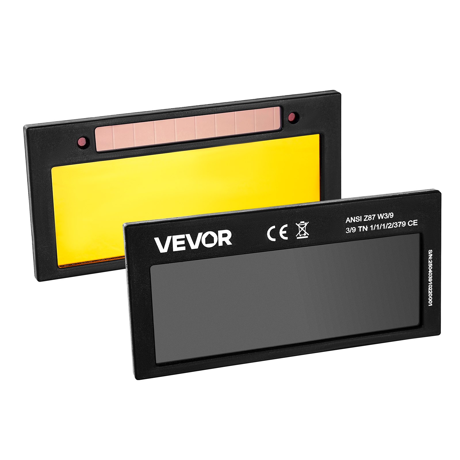 Auto Darkening Welding Lens 4.25" X 2", Shade 9 True Color Welding Lens With Dual Arc Sensors & Gold Coating, Compatible With Most Welding Helmets For TIG, MIG, MMA, ARC Applications - Image 1