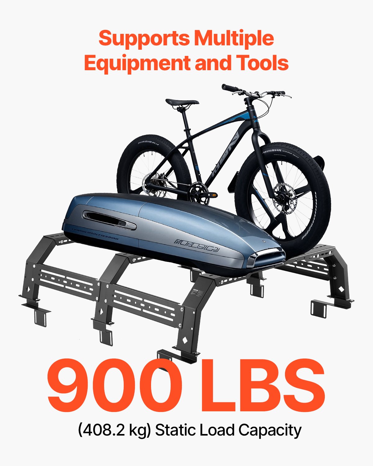 Vevor overland bed rack width adjustment mechanism compatible with Colorado and Canyon