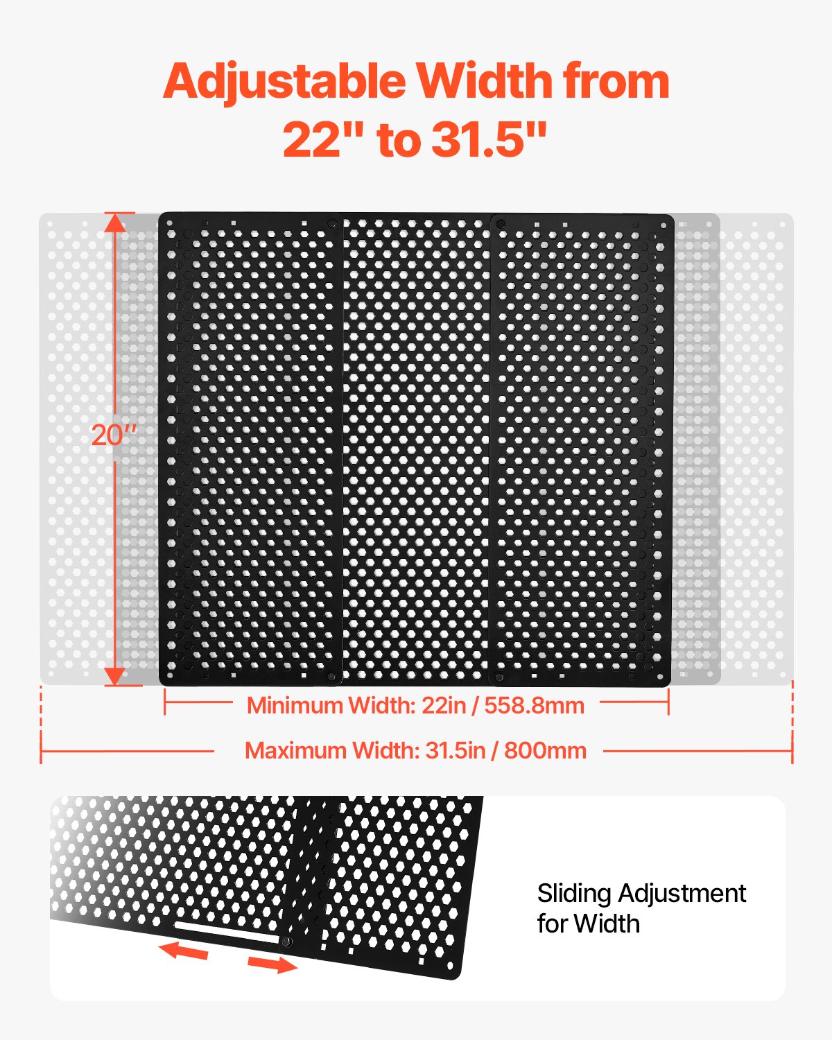 RV Screen Door Protector, Adjusts From 22 To 31.5 Inch, Adjustable Door Grille, Easy To Install, Reinforced… - 6