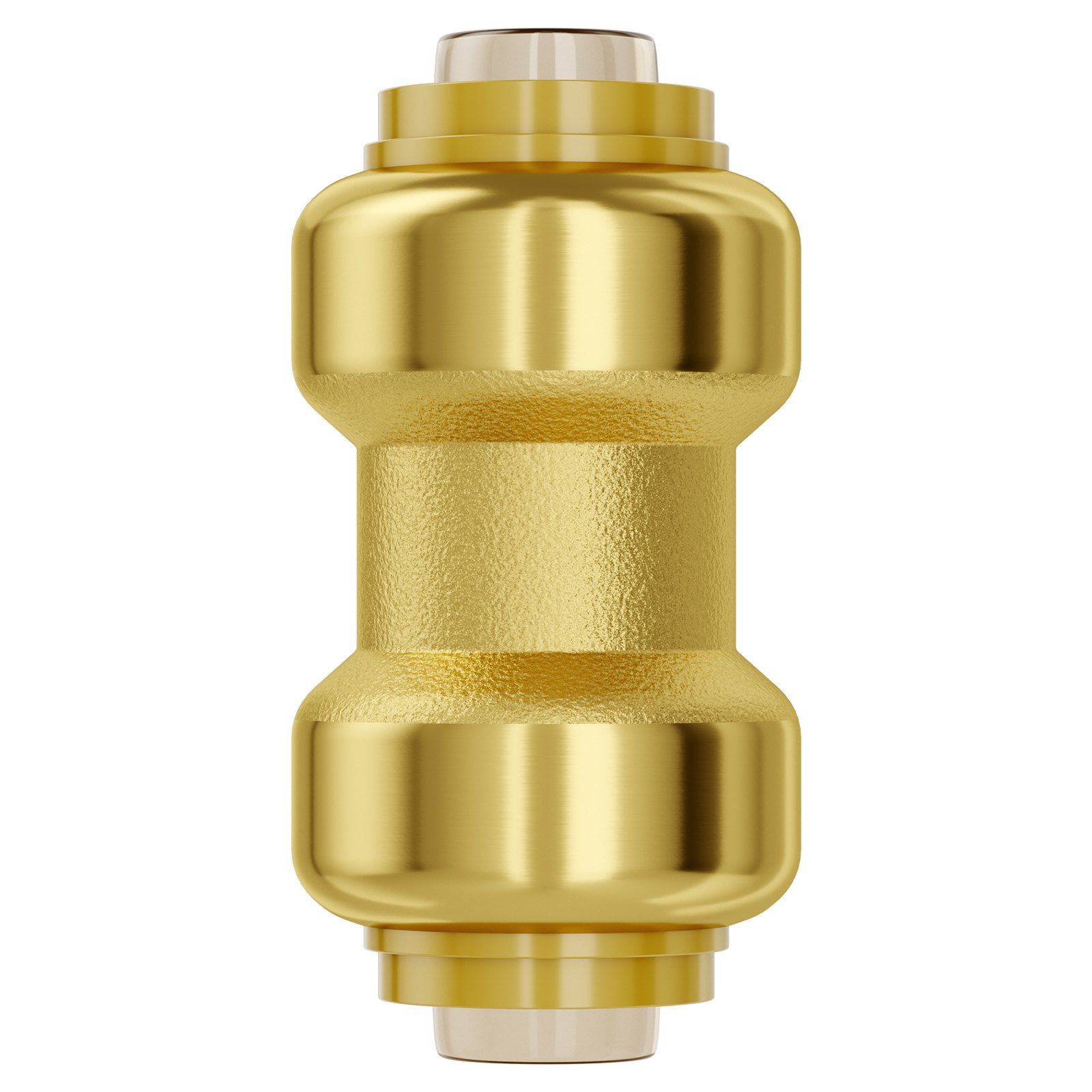 Pipe Fittings, 1/2" 12PCS Brass Pipe Fittings, Straight-Through Push-Fit Pipe...