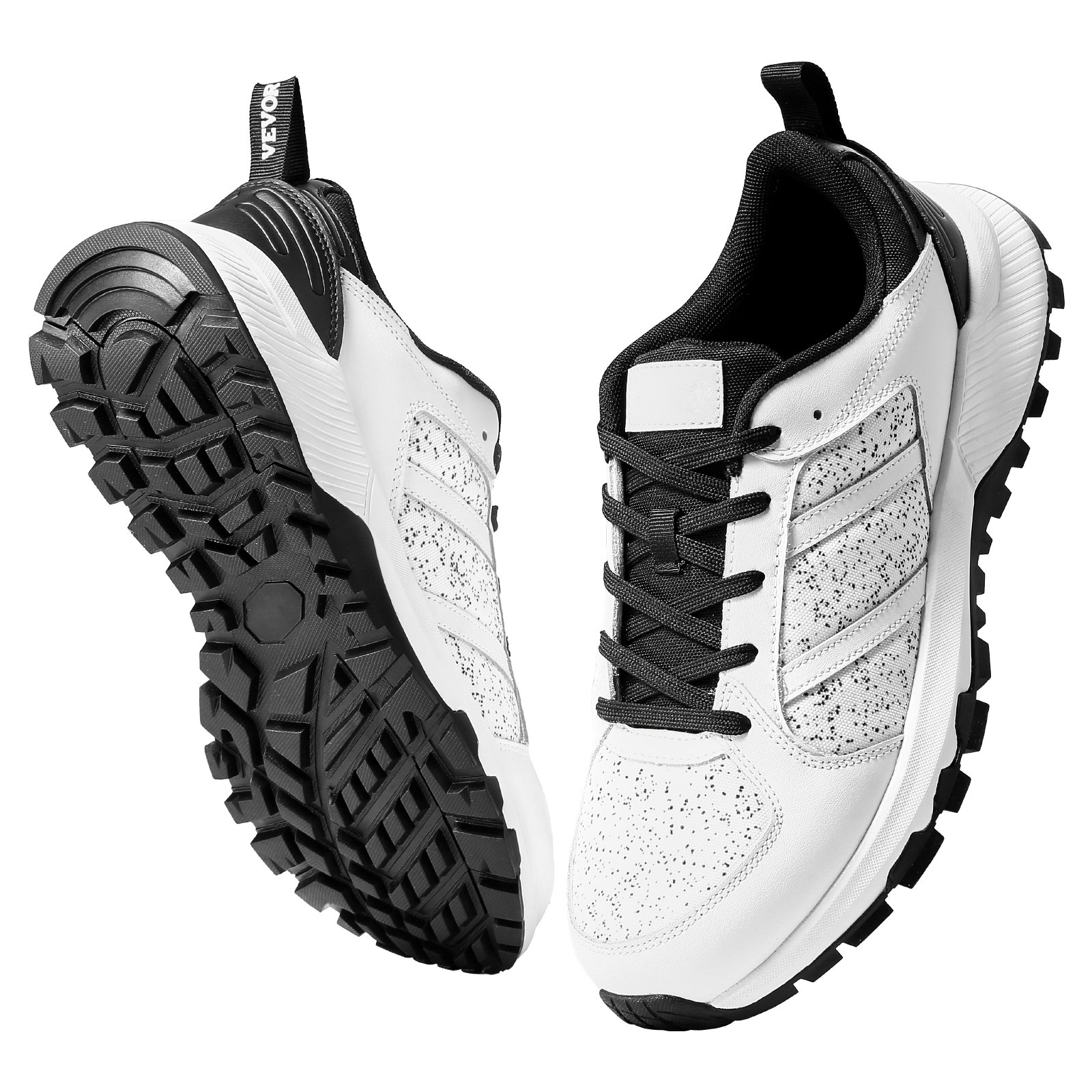Zapatos Deportivos Multifunción Ancho, Talla US 8, con Soporte de Arco y Caja Amplia para Dedos (Blanco) - imagen 1