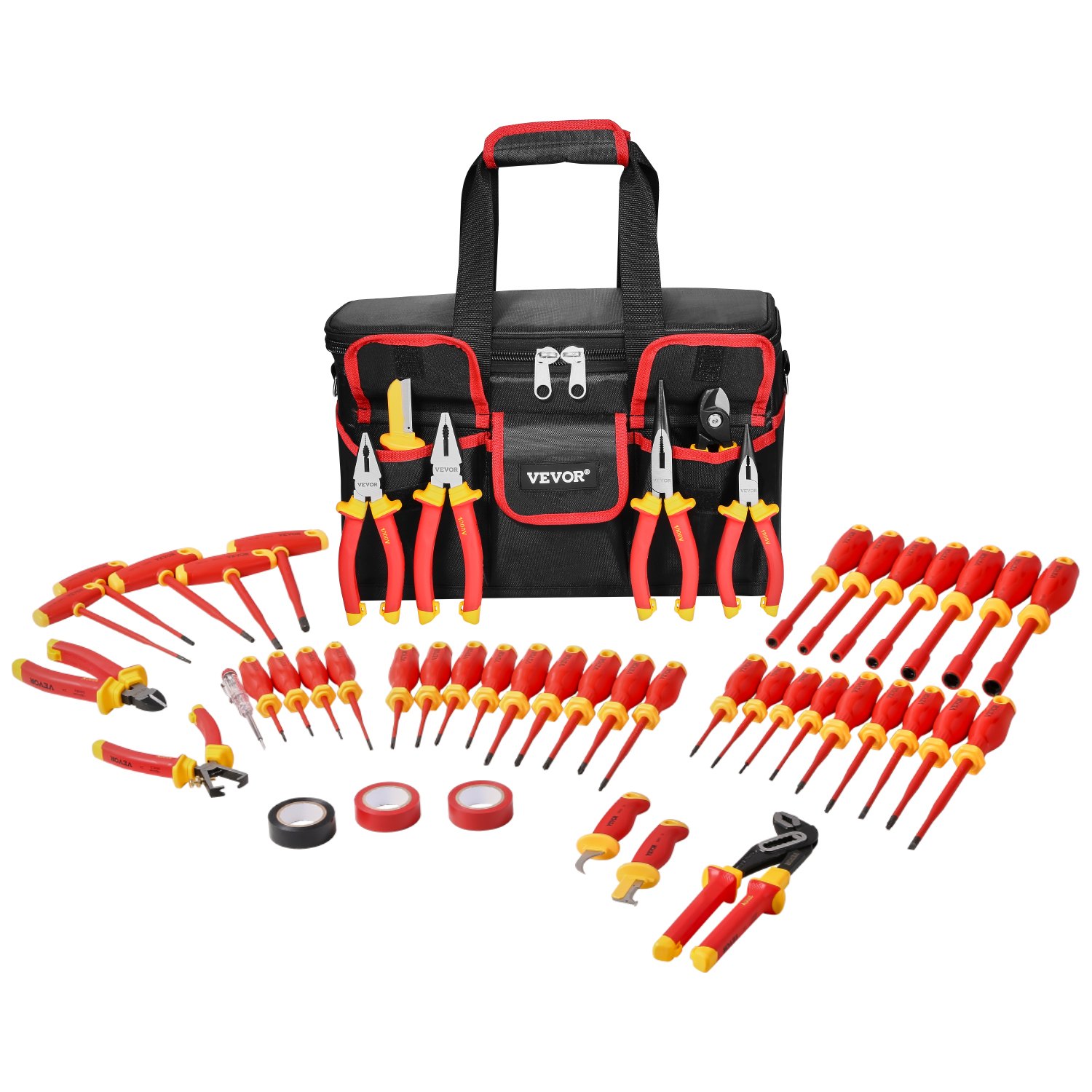 Insulated Screwdriver Set, 50-Piece Professional Electrical
