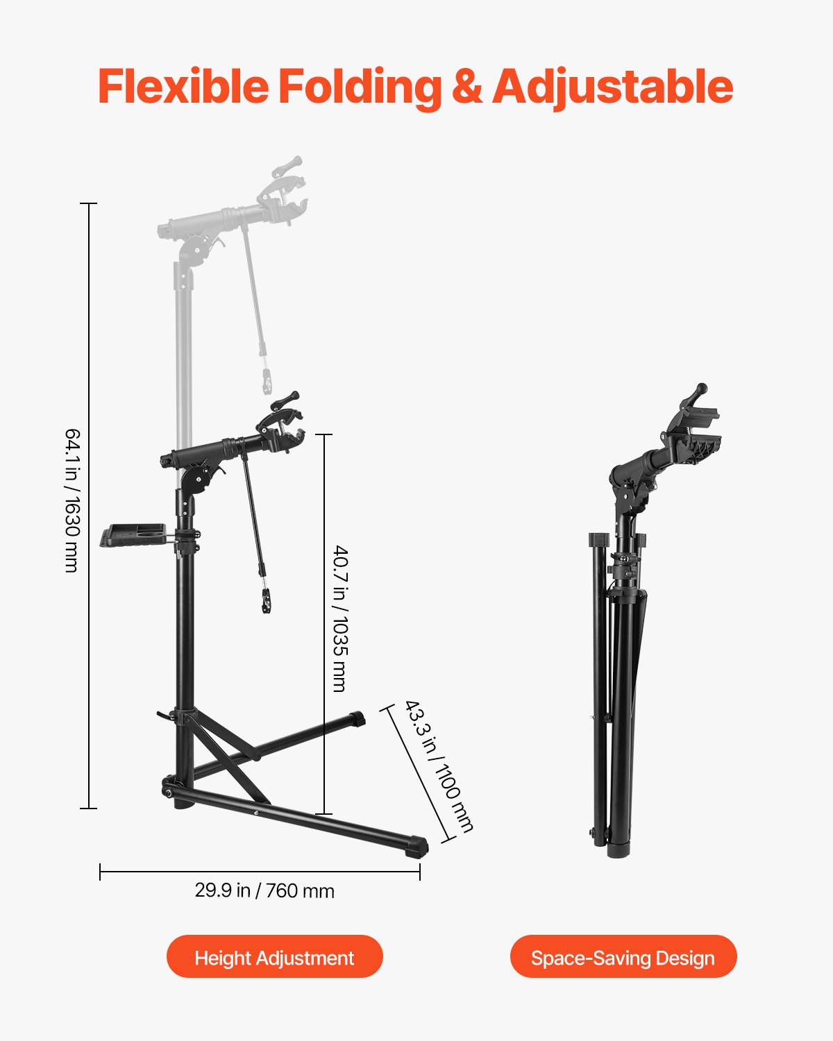 Bike Repair Stand β 85 Lb Heavy-duty Bicycle Work Stand β photo 2