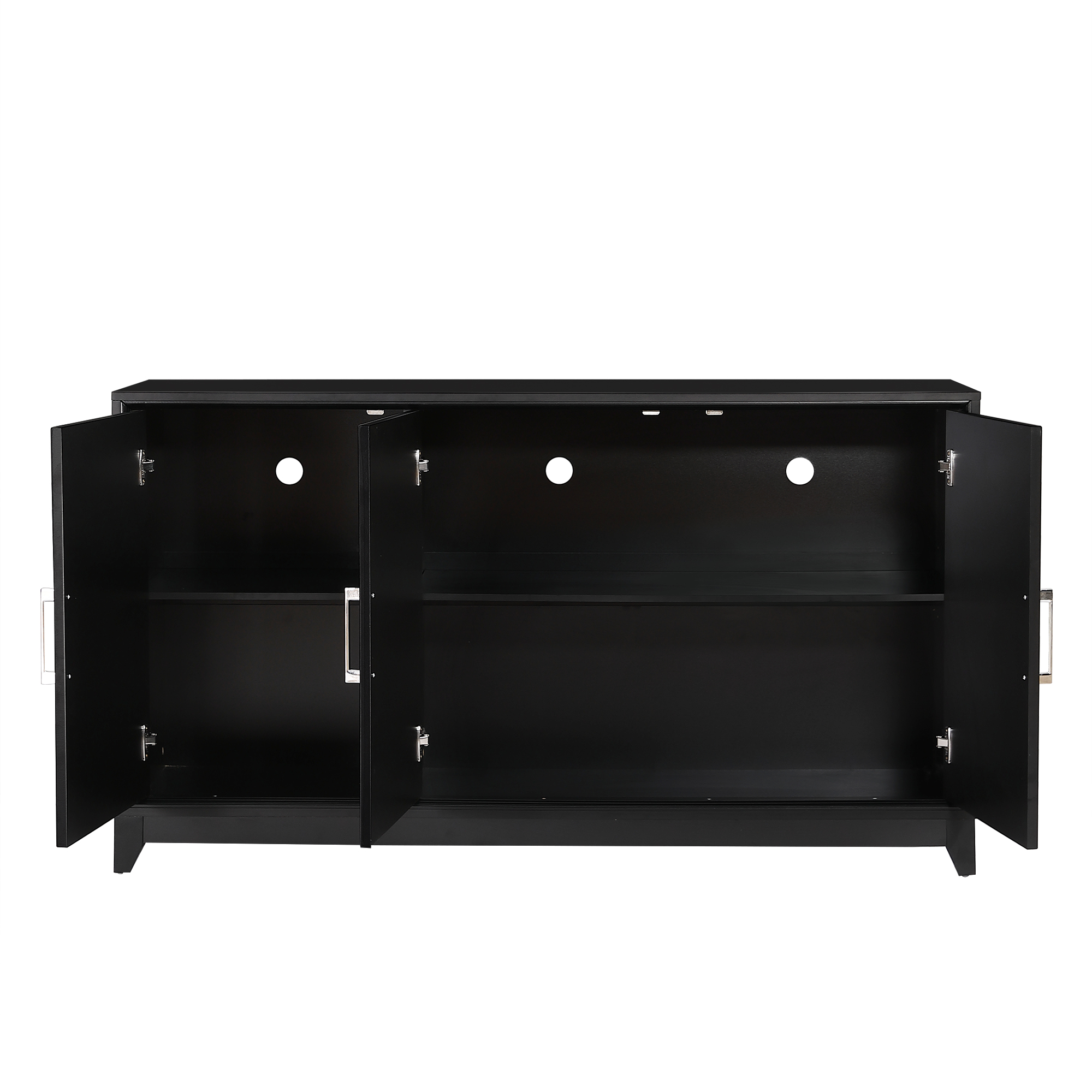 VIBE HAUS TV Stand For TVs Up To 65 Inches, Modern Entertainment Center Media Console Cabinet With 2 Spacious Storage Space, Solid Wood Legs For Living Room E16eb308 B3ac 4236 A27d 2631ba940f4b