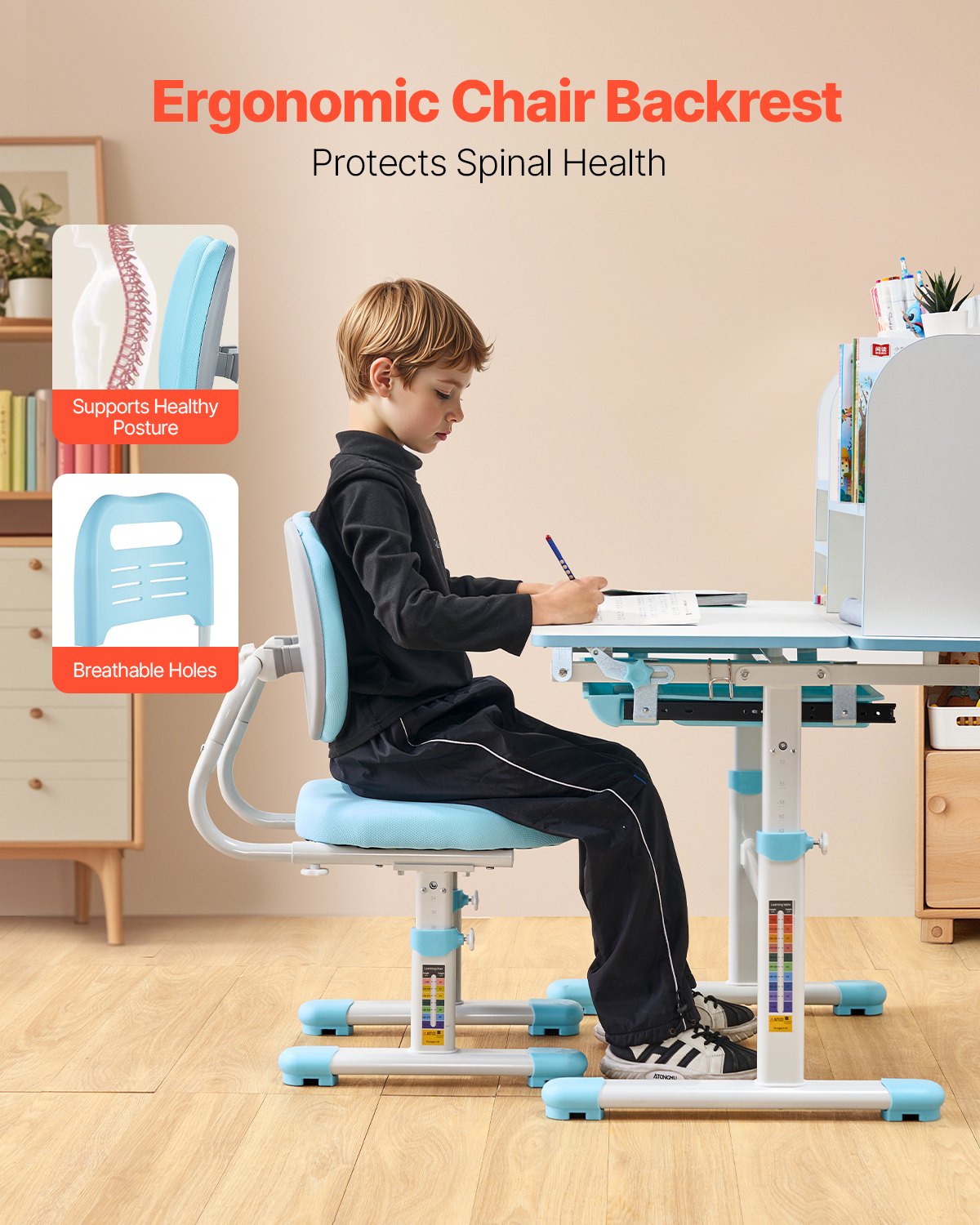 Kids Study Chair and Desk Set — Study Desk and Chair for Kids — photo 5