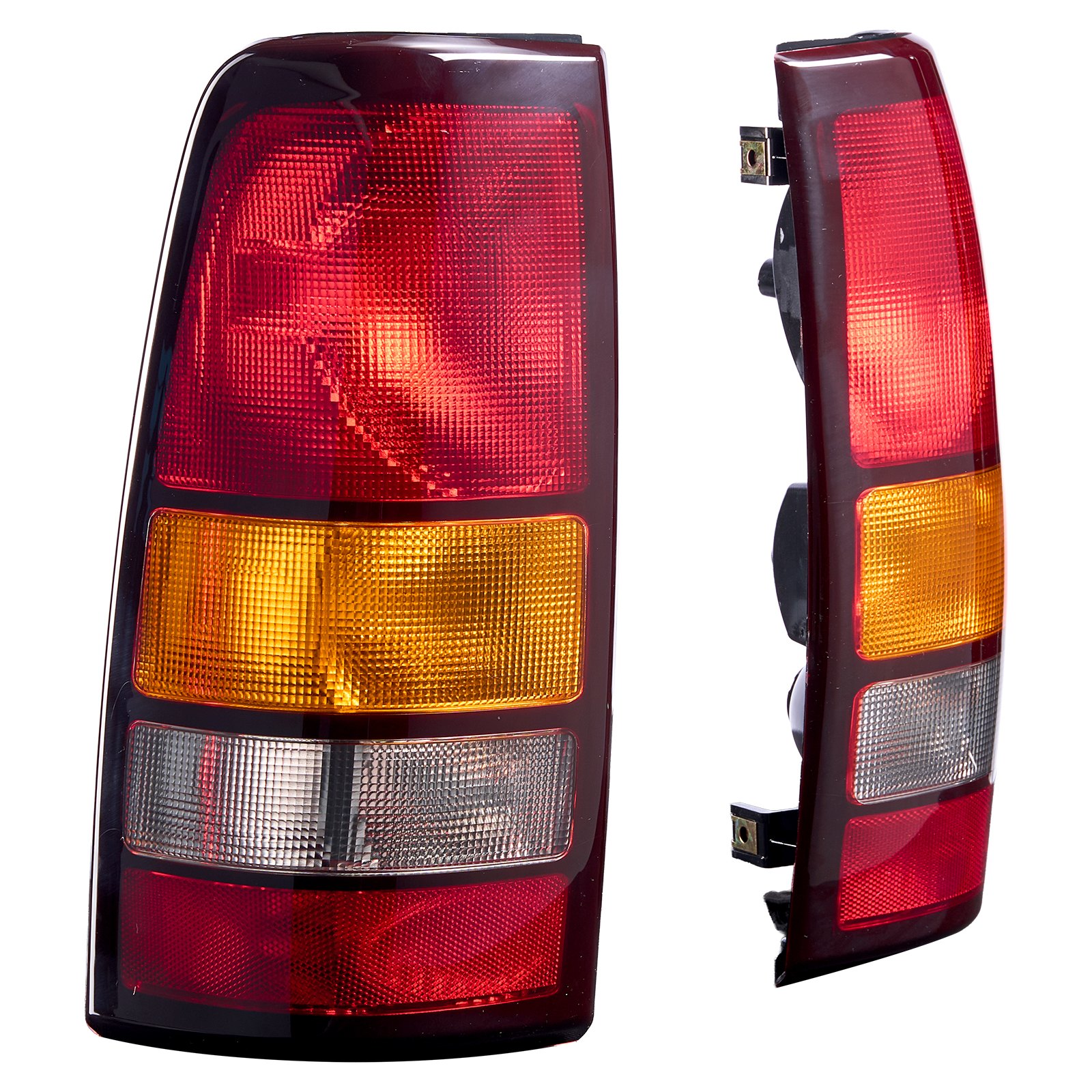 Tail Light Assembly Compatible With 1999-2003 Chevy Silverado 1999-2006 GMC Sierra 1500 1500 HD 2500 2500 HD 3500, 2007 GMC Sierra Classic Driver & Passenger Side Taillights Without Bulbs (2PCS)