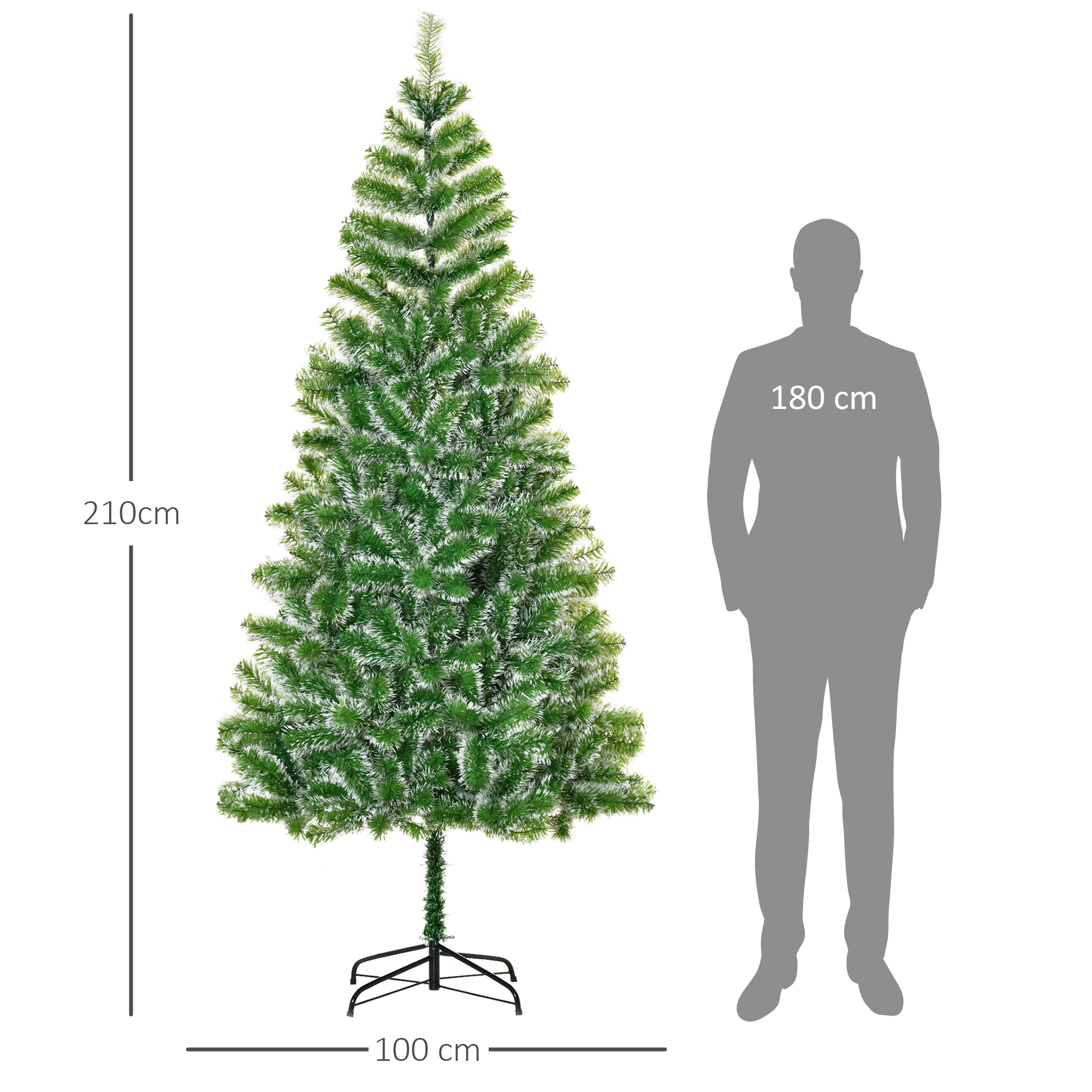 7FT Indoor Christmas Tree Artificial Decoration Xmas Gift