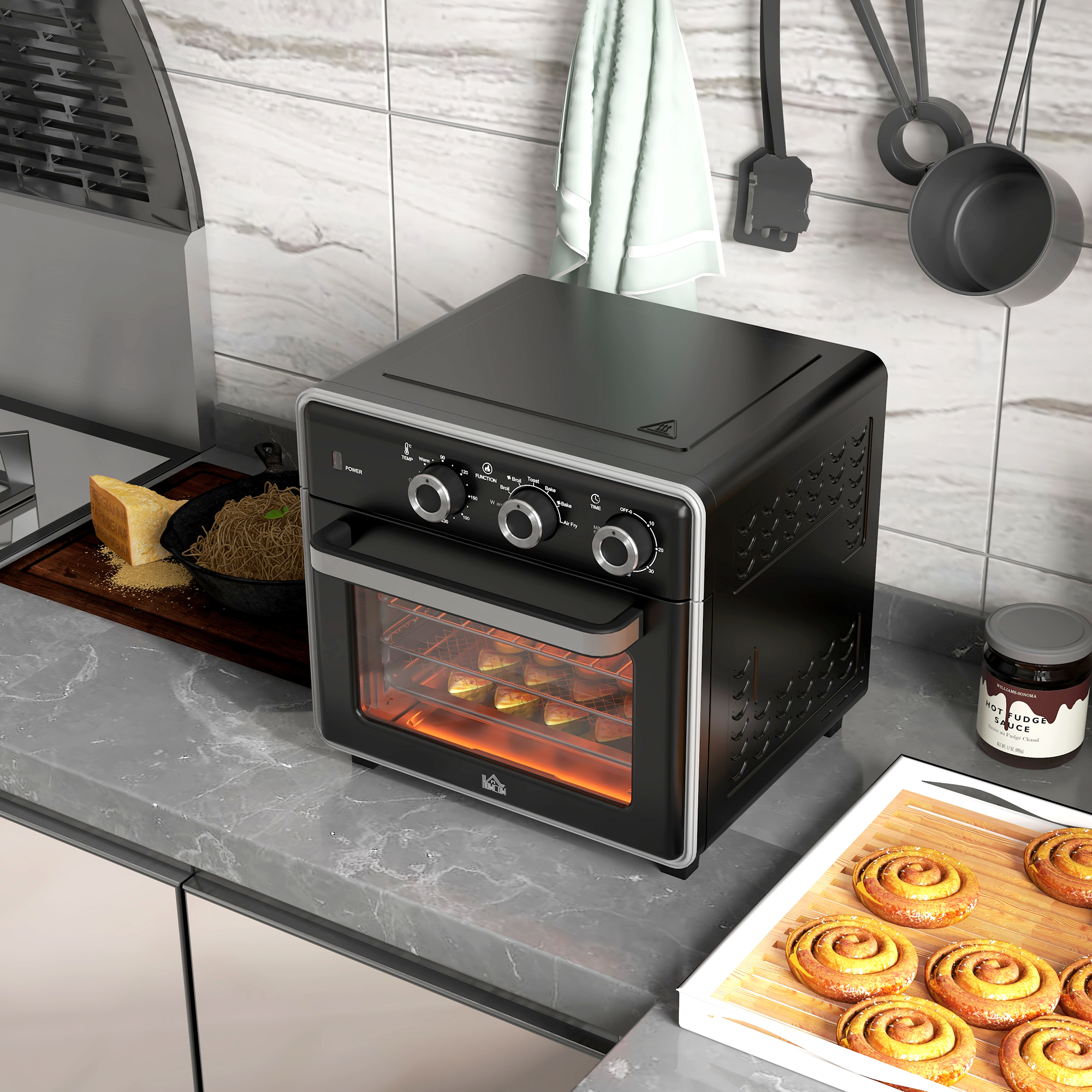 20l 90-230℃ mini convection oven, with air fry function -